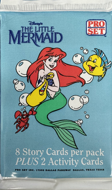 1991 Pro Set Disney's The Little Mermaid Pack