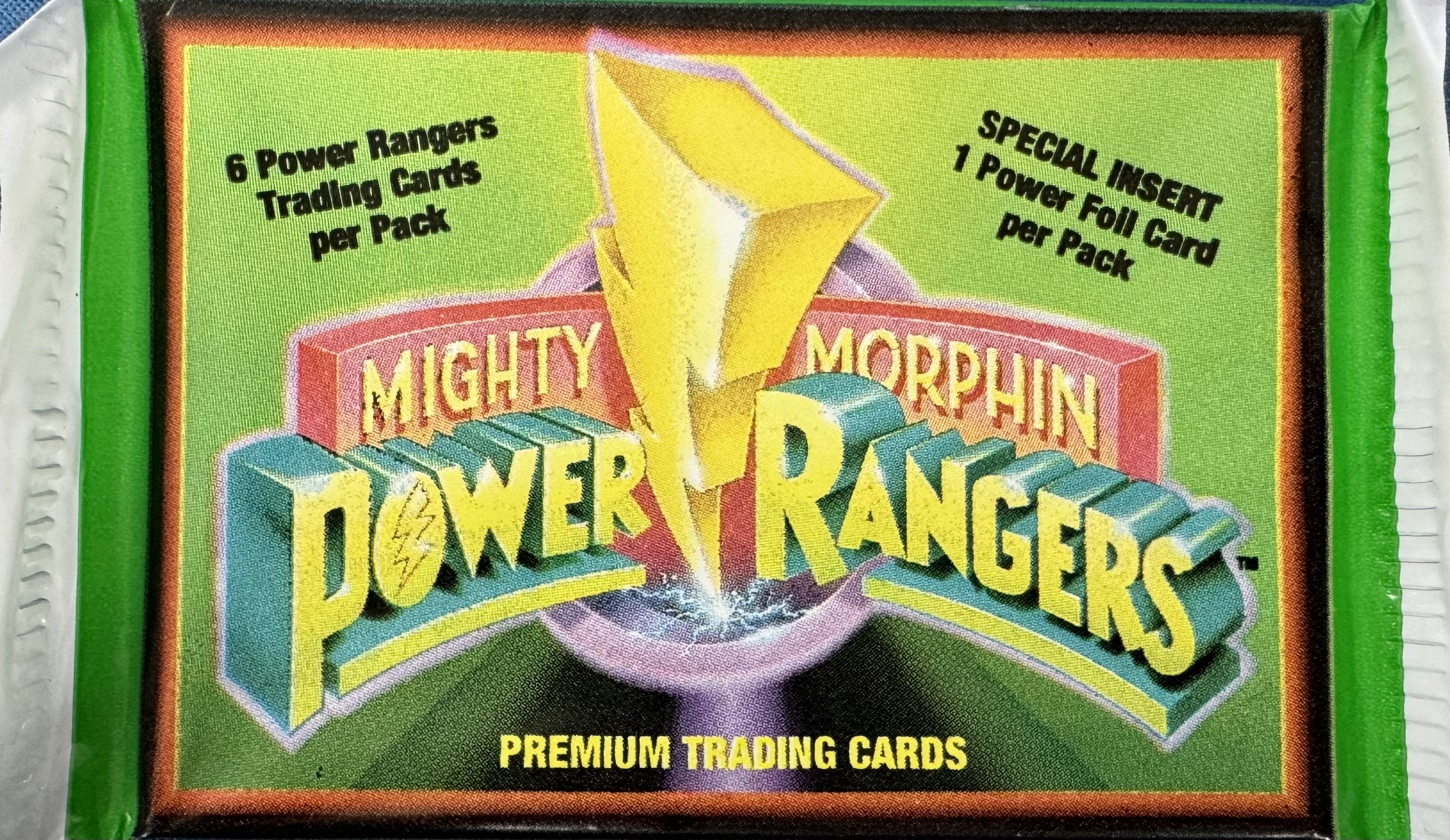 1994 Collect-A-Card Mighty Morphin Power Rangers Pack