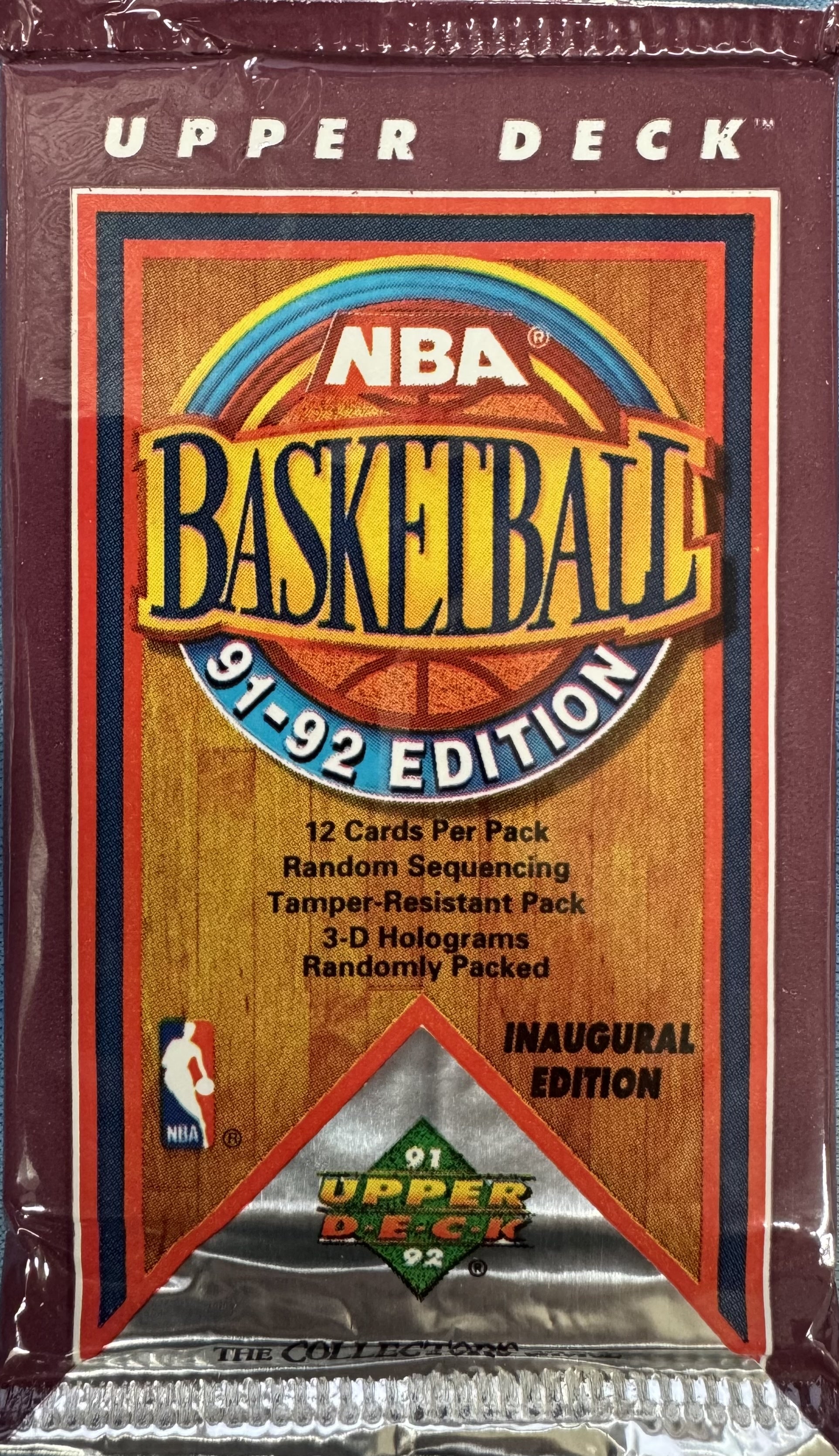 1991/92 Upper Deck Series 1 Basketball Pack