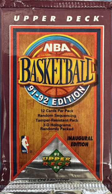 1991/92 Upper Deck Series 1 Basketball Pack