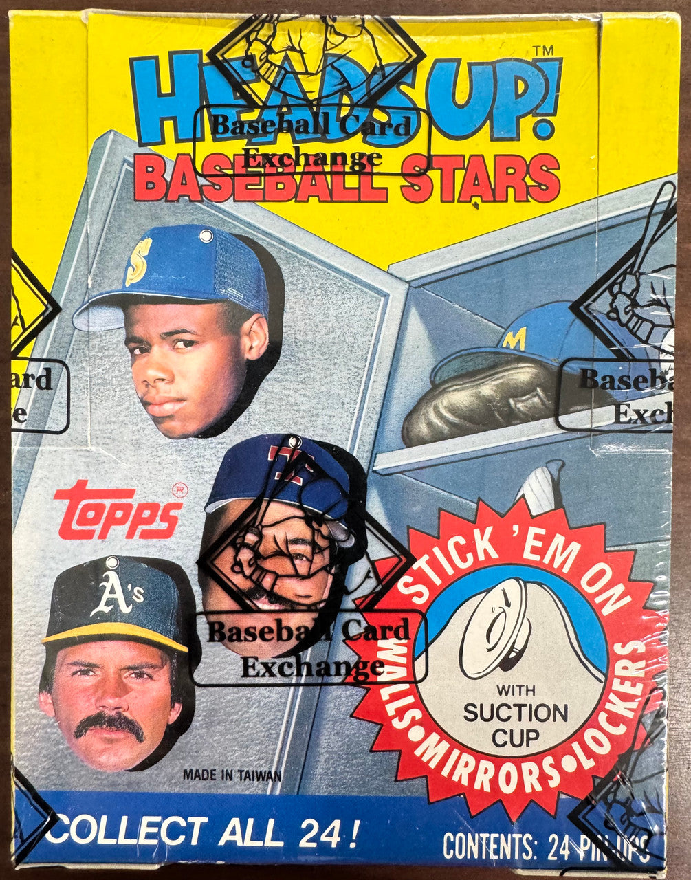 1990 Topps Baseball Heads Up Box BBCE Wrapped & Sealed