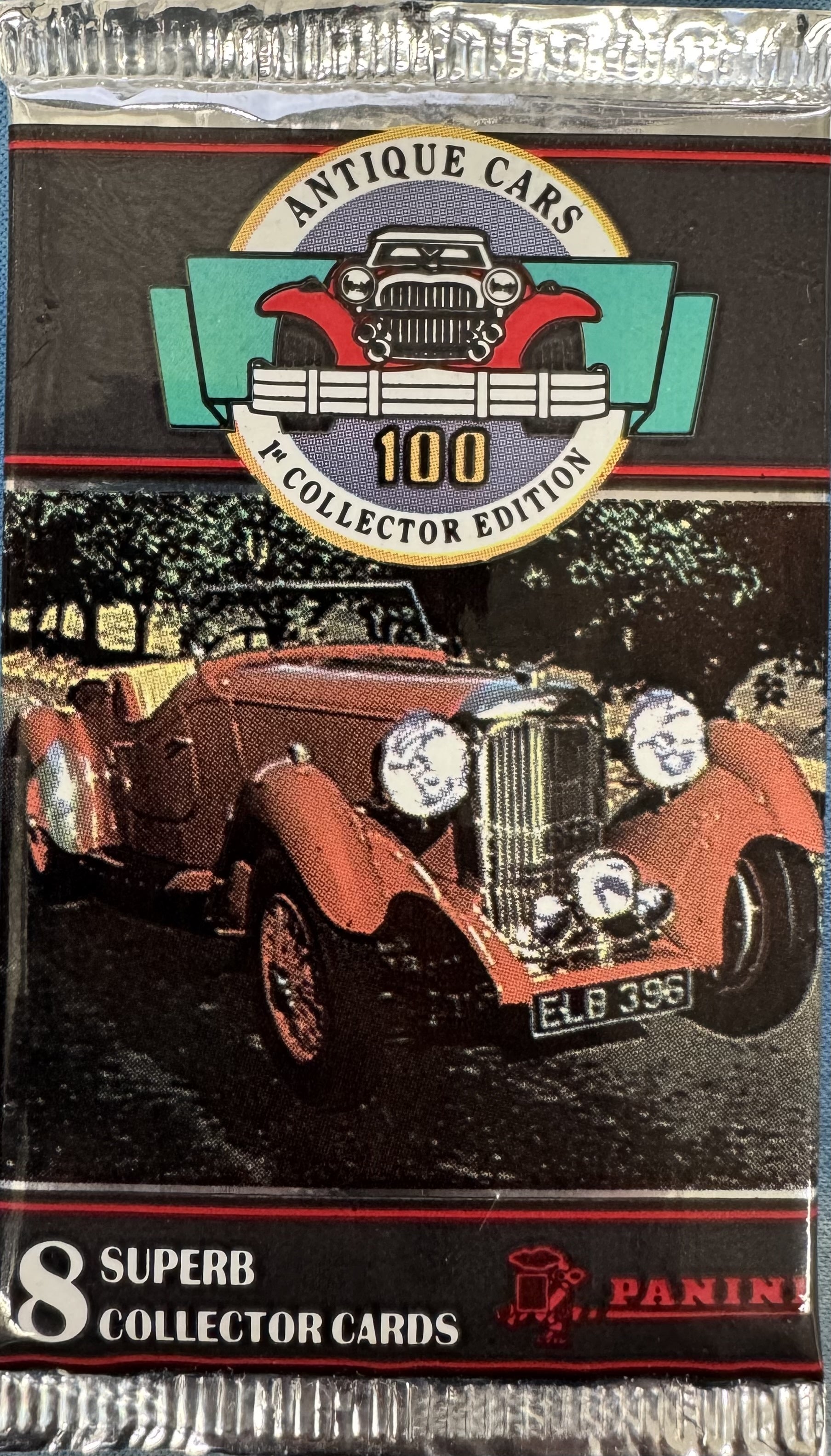 1992 Panini Antique Cars Pack
