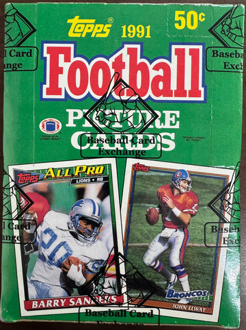 1991 Topps Football Wax Box BBCE Wrapped & Sealed