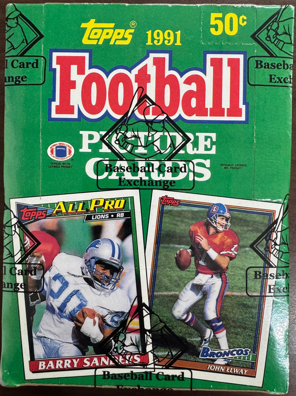 1991 Topps Football Wax Box BBCE Wrapped & Sealed