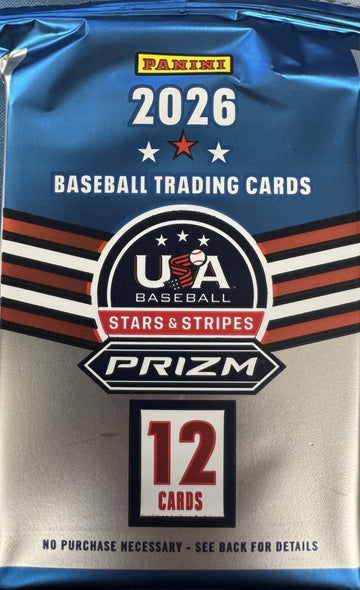 2026 Panini USA Stars & Stripes Prizm Baseball Hobby Pack