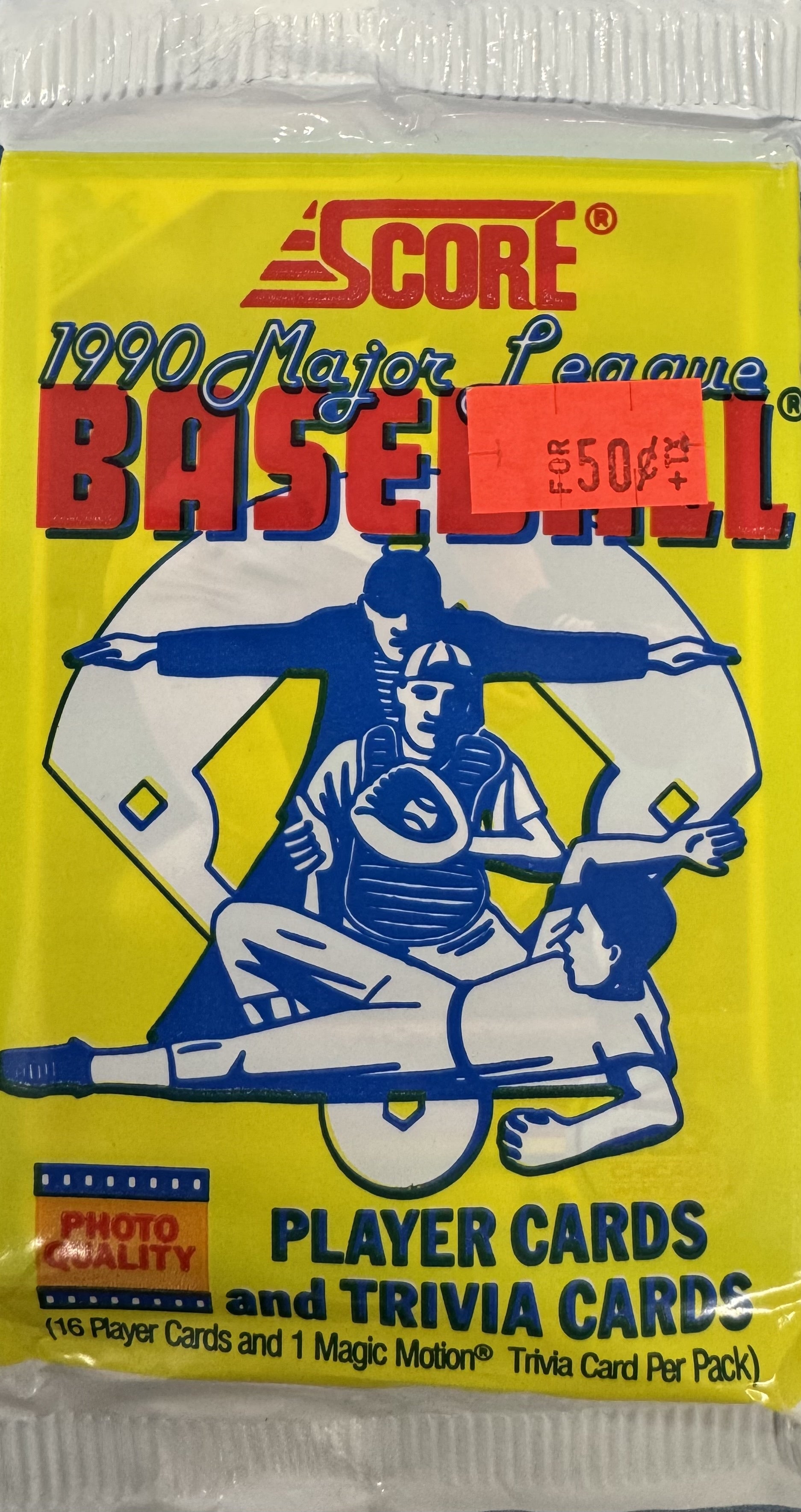1990 Score Baseball Wax Pack