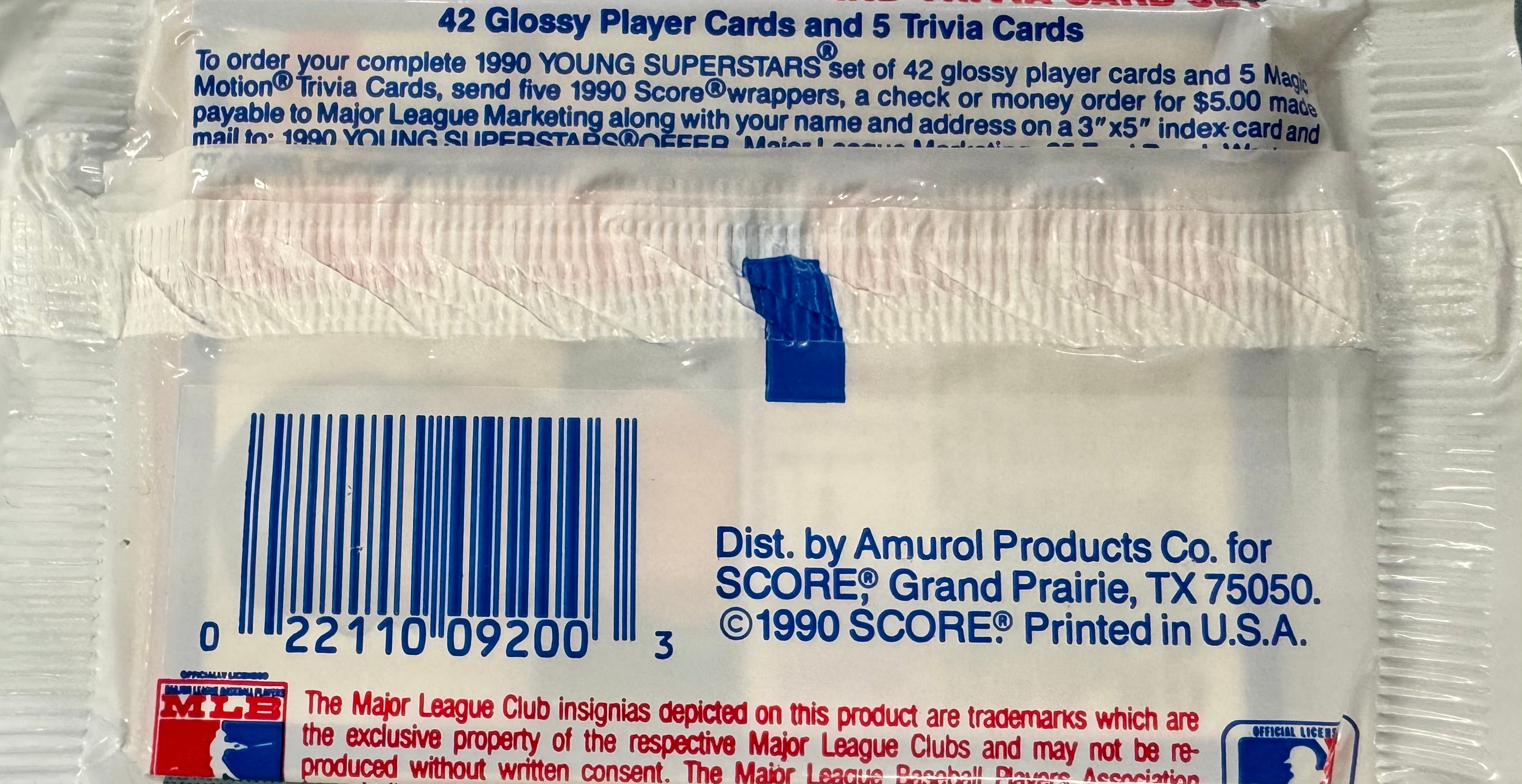 1990 Score Baseball Wax Pack