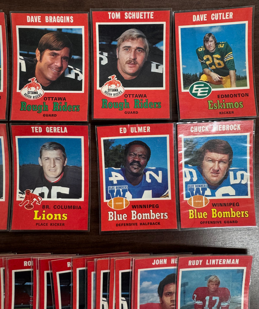 1971 O-Pee-Chee Canadian Football League CFL Lot of 40 EX-NM