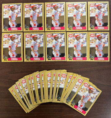 1987 Topps Barry Larkin RC #648 - Lot of 45 EX-NM