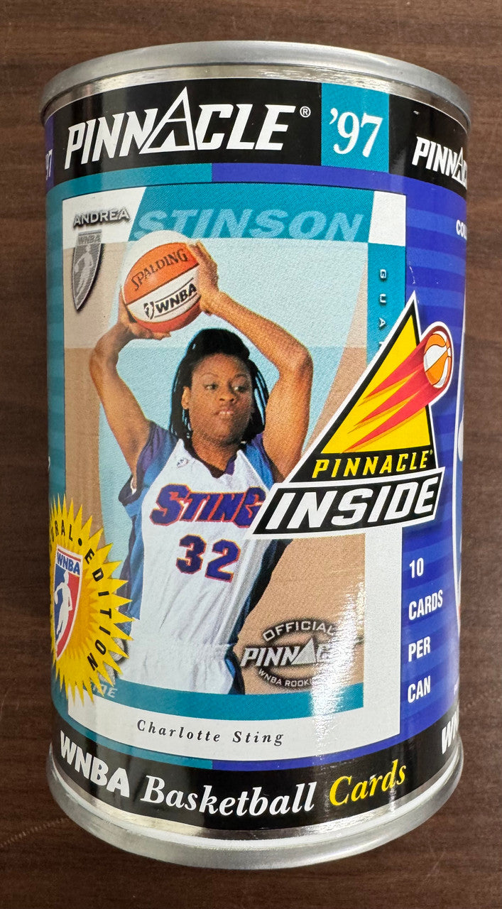 1997 Pinnacle WNBA Inside Can Inaugural Edition Factory Sealed Charlotte Sting