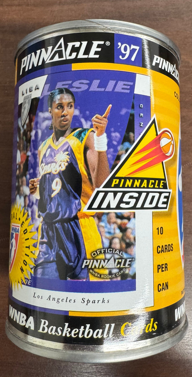 1997 Pinnacle WNBA Inside Can Inaugural Edition Factory Sealed LA Sparks