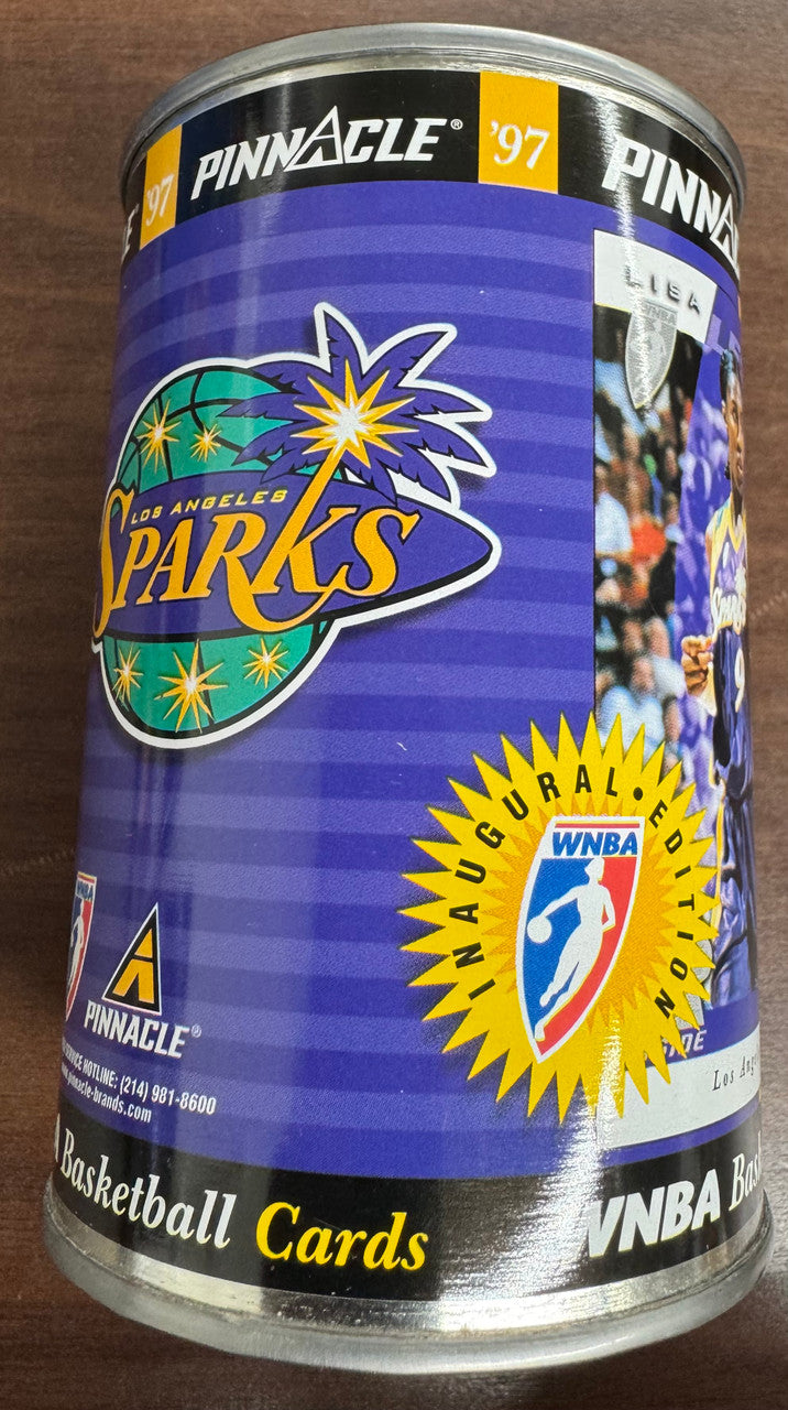 1997 Pinnacle WNBA Inside Can Inaugural Edition Factory Sealed LA Sparks