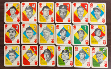 1951 Topps Blue Backs Lot of 18 All Different Low Grade