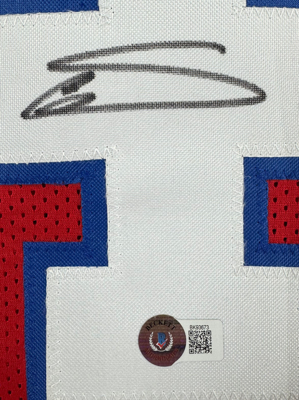 Stefon Diggs Signed Autographed Buffalo Bills Custom Jersey Beckett