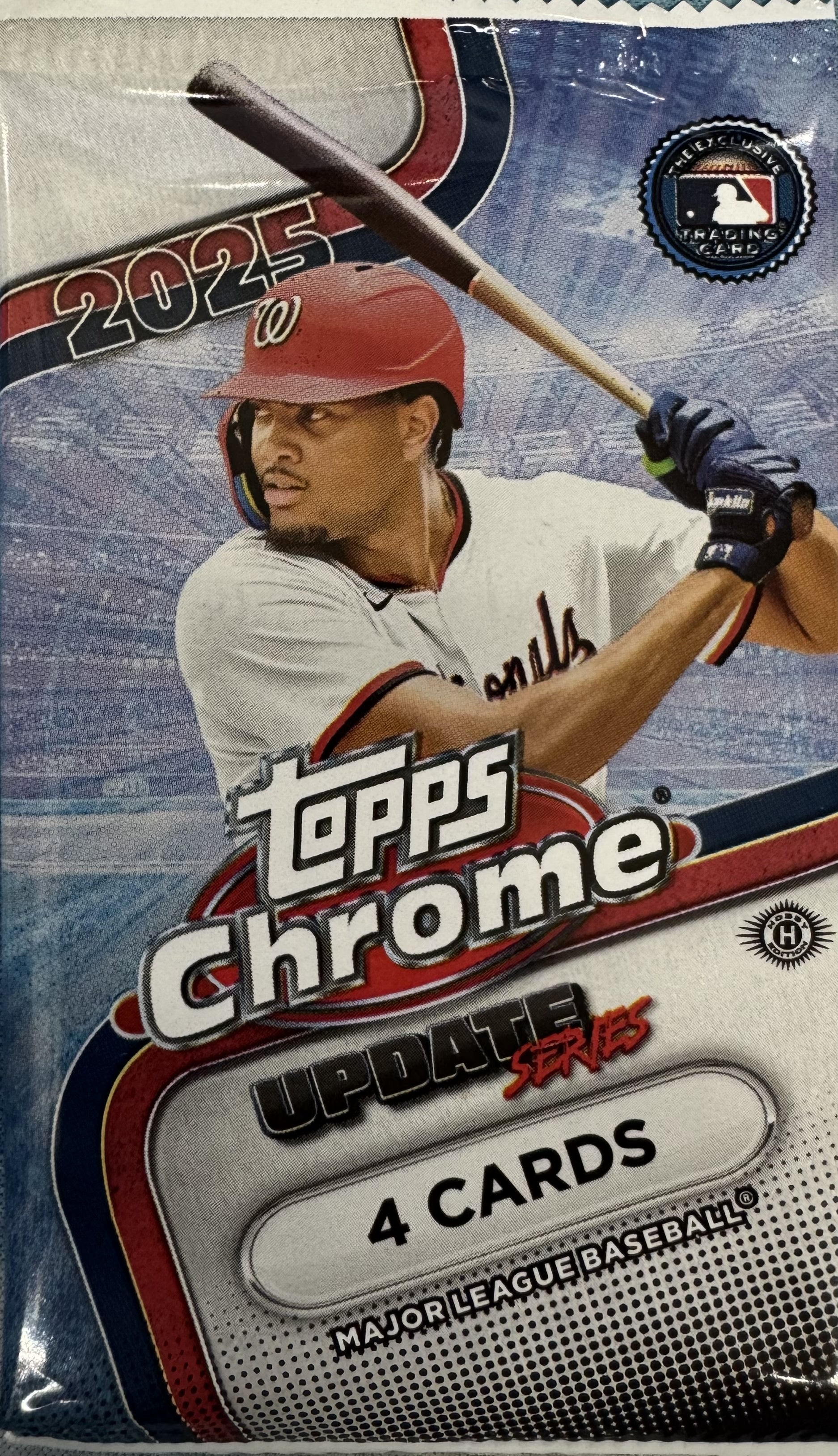 2025 Topps Chrome Update Series Baseball Hobby Pack