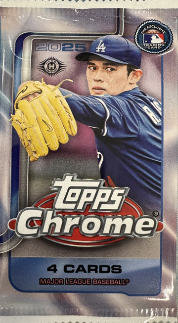2025 Topps Chrome Baseball Hobby Pack