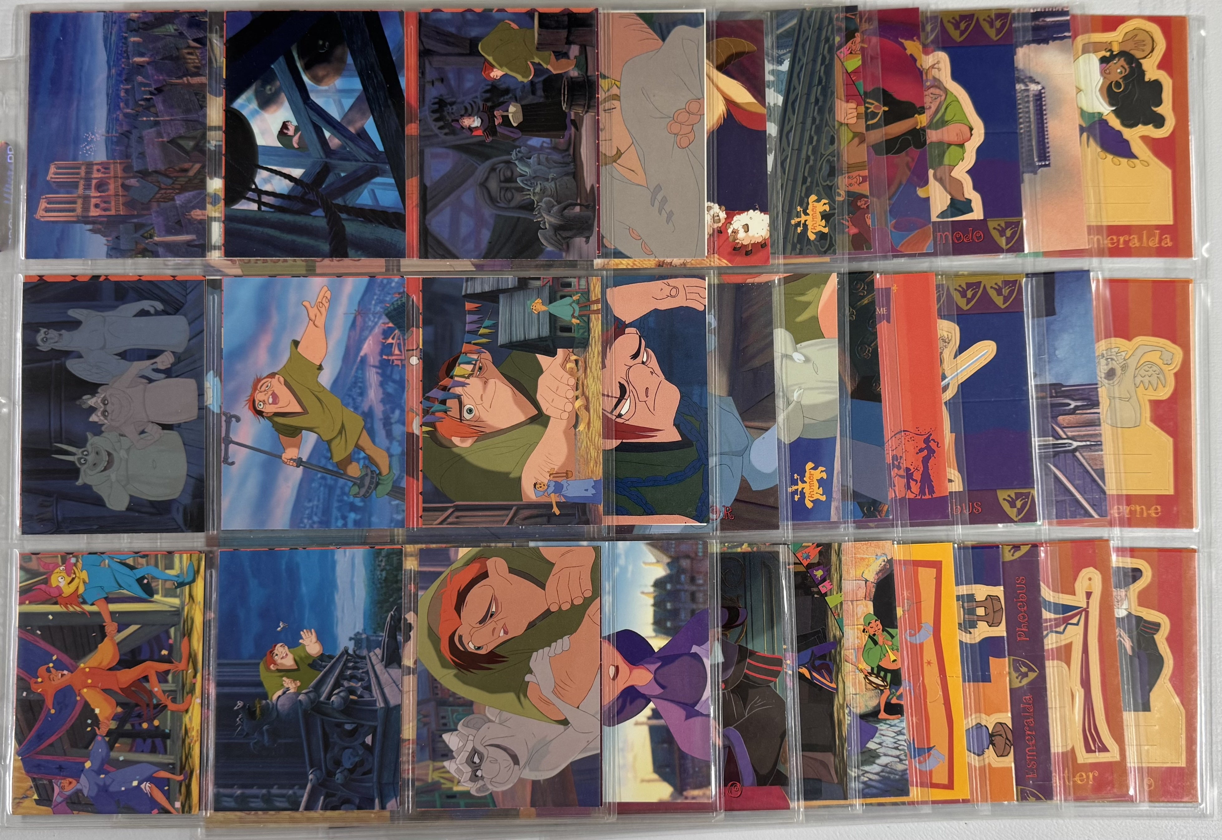 1996 SkyBox Disney The Hunchback of Notre Dame Complete Card Set (101) NM