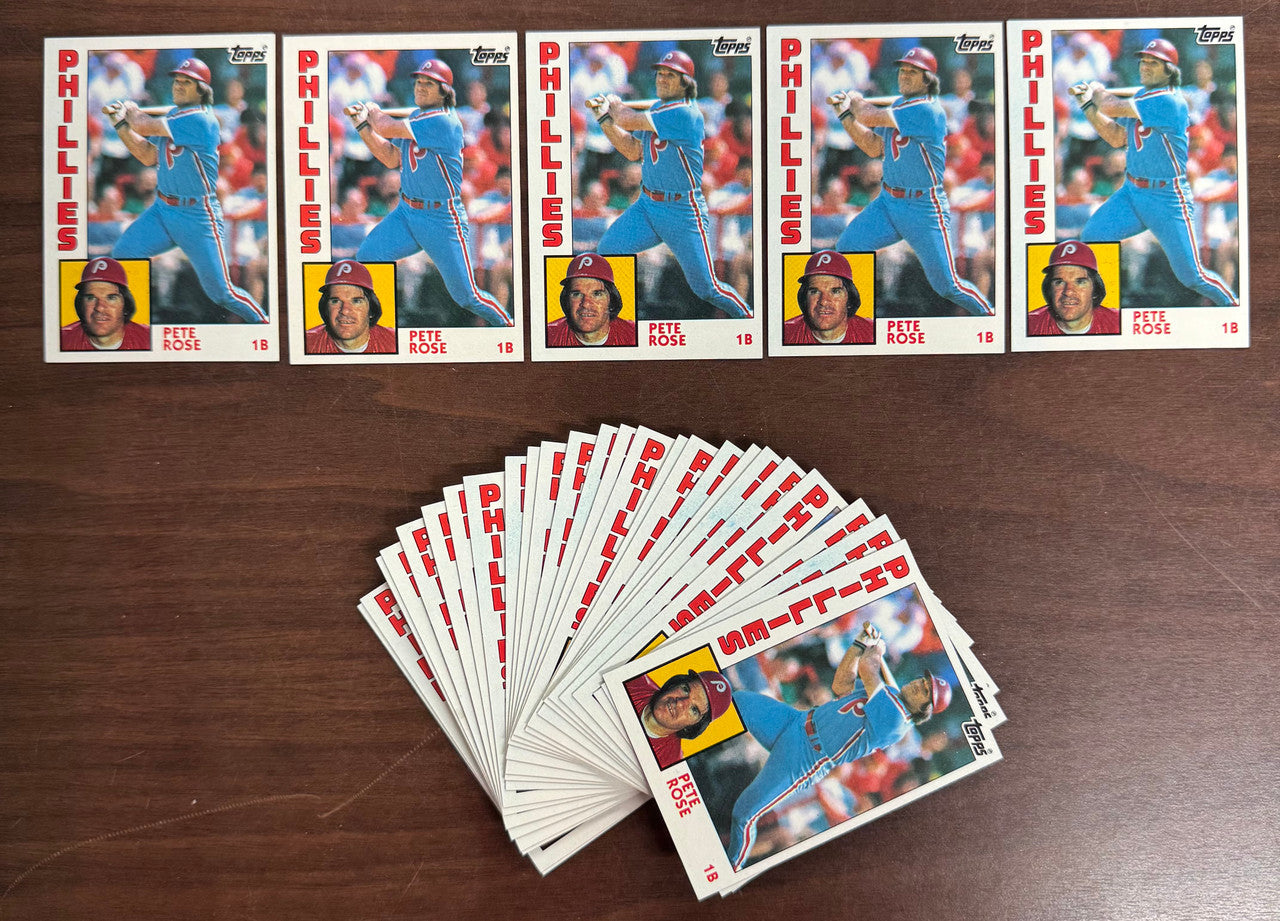 1984 Topps Baseball Pete Rose #300 - Lot of 30 NM/MT