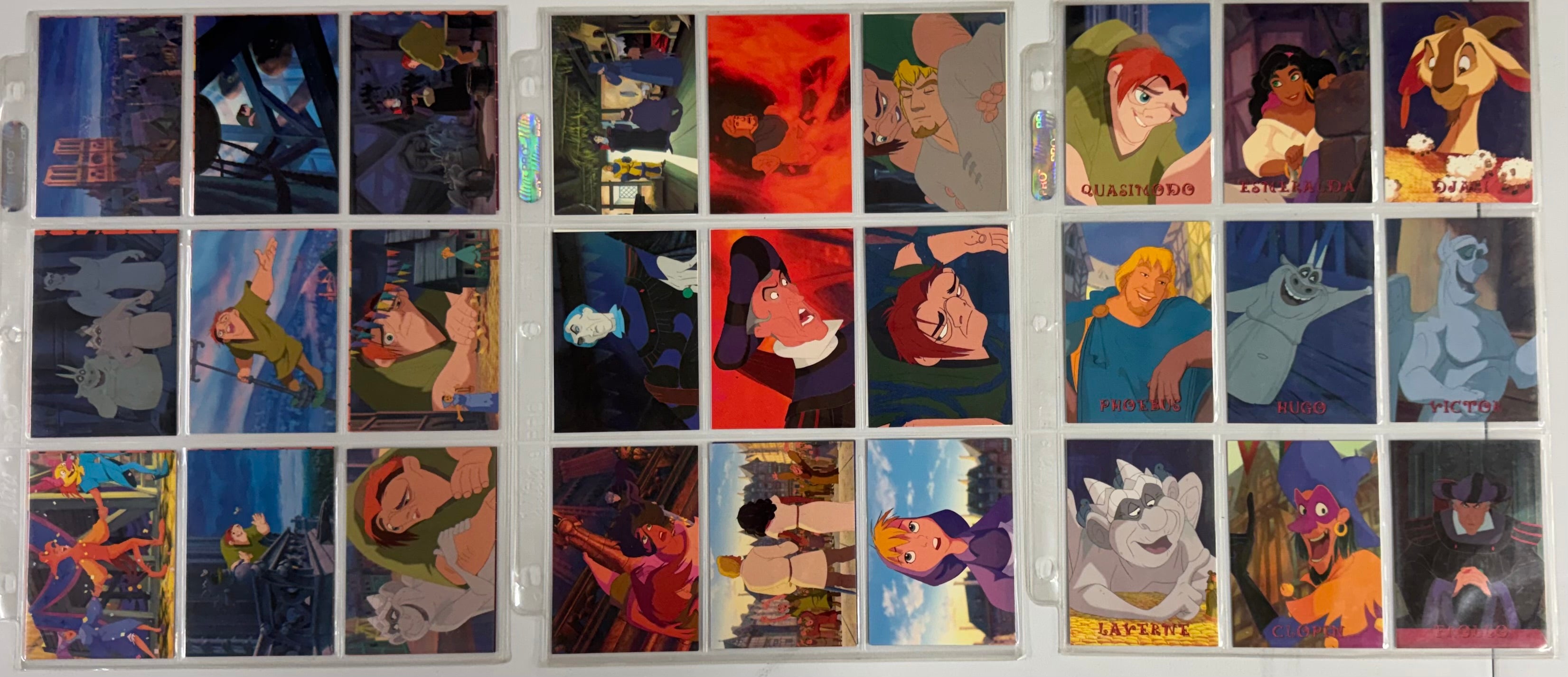 1996 SkyBox Disney The Hunchback of Notre Dame Complete Card Set (101) NM