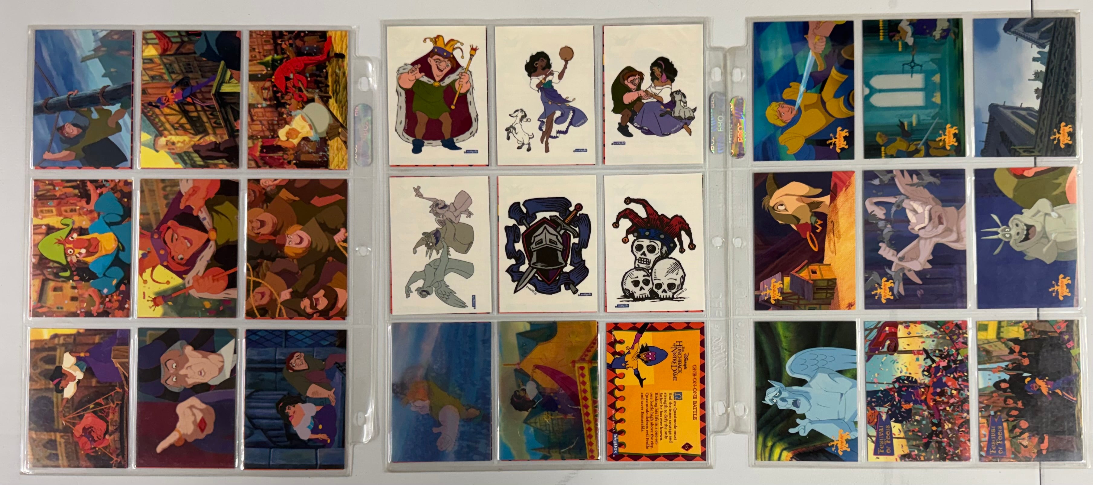 1996 SkyBox Disney The Hunchback of Notre Dame Complete Card Set (101) NM