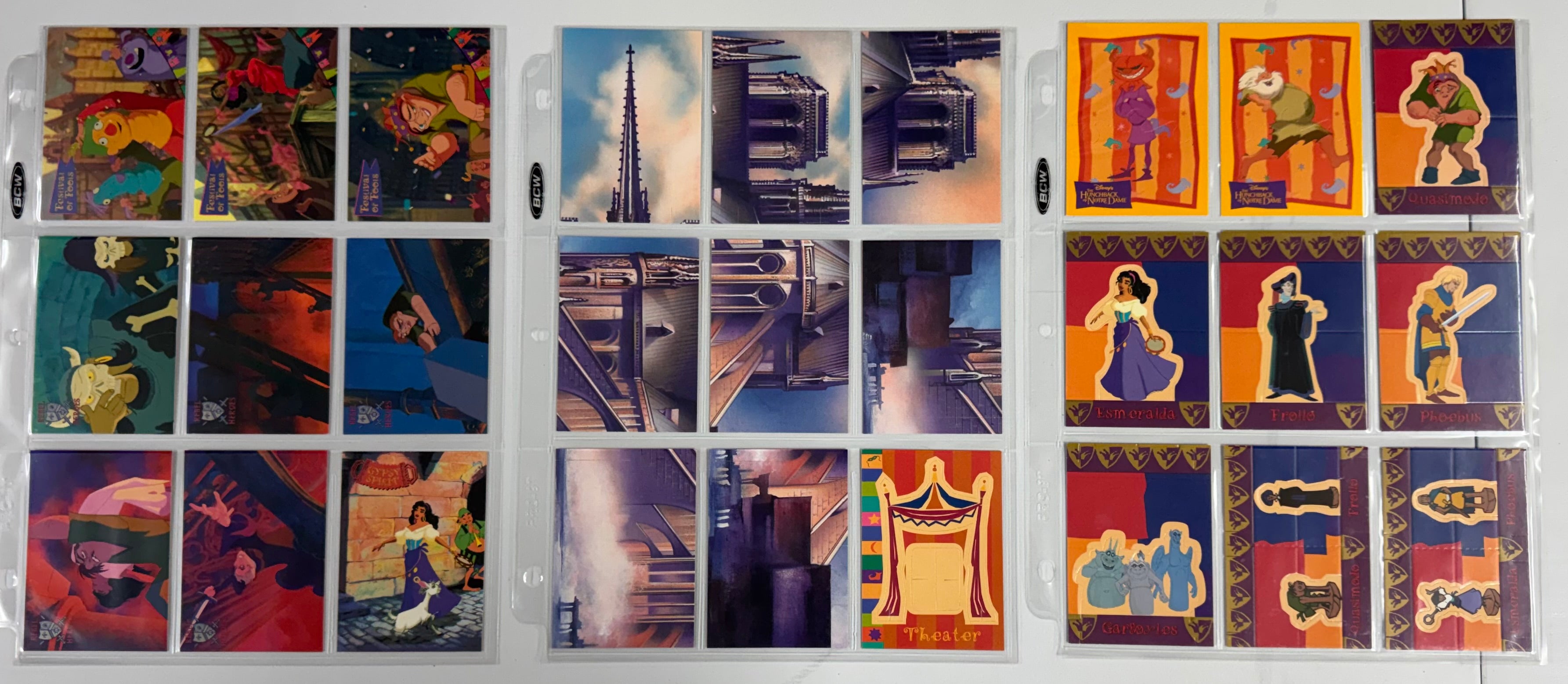 1996 SkyBox Disney The Hunchback of Notre Dame Complete Card Set (101) NM