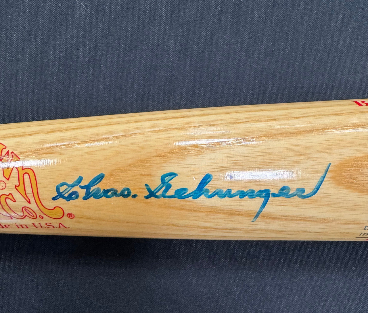 Charlie Gehringer Signed Autographed Cooperstown Bat Co. Stadium Series Bat JSA
