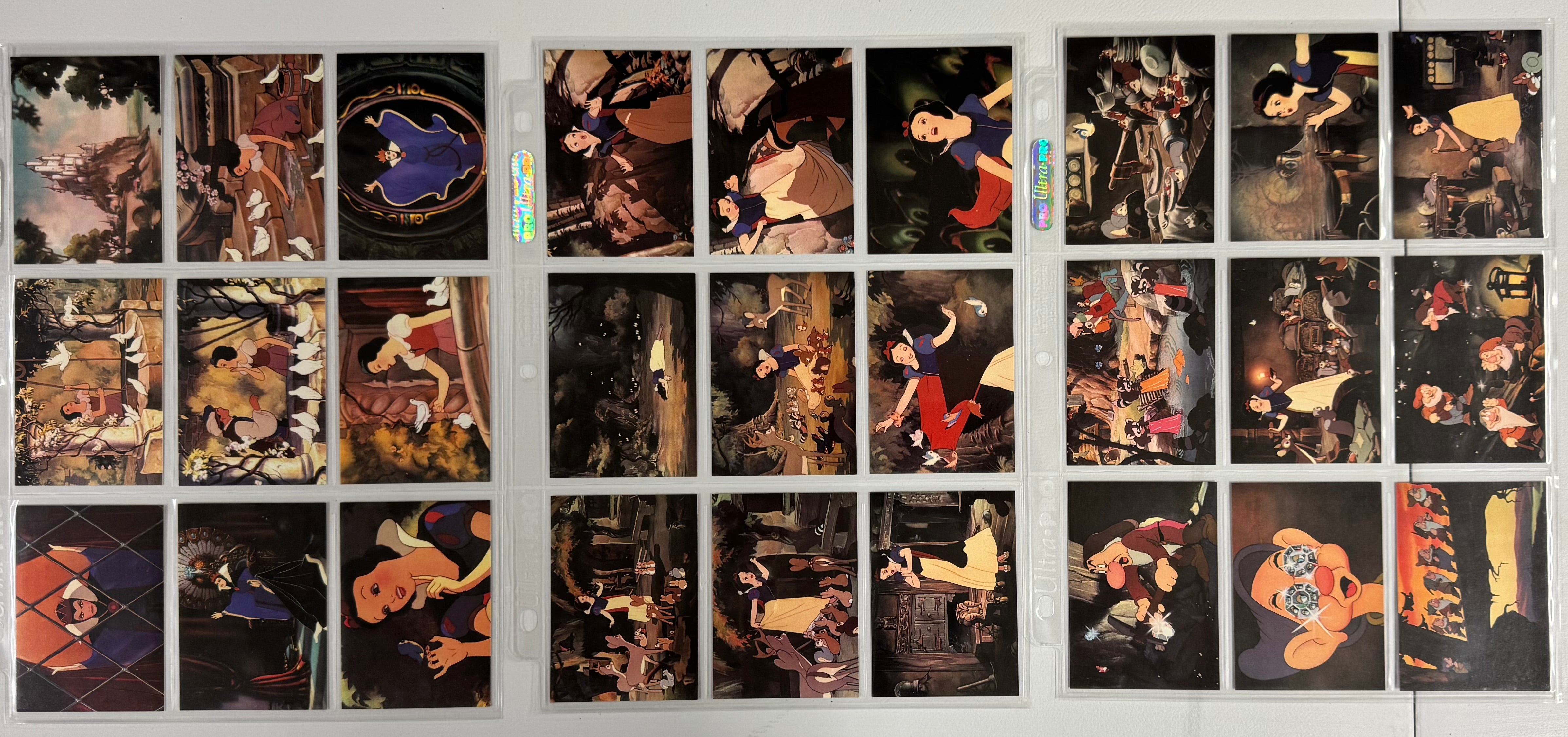 1993/94 SkyBox Disney Snow White Series 1-2 Complete Card Sets (180) NM