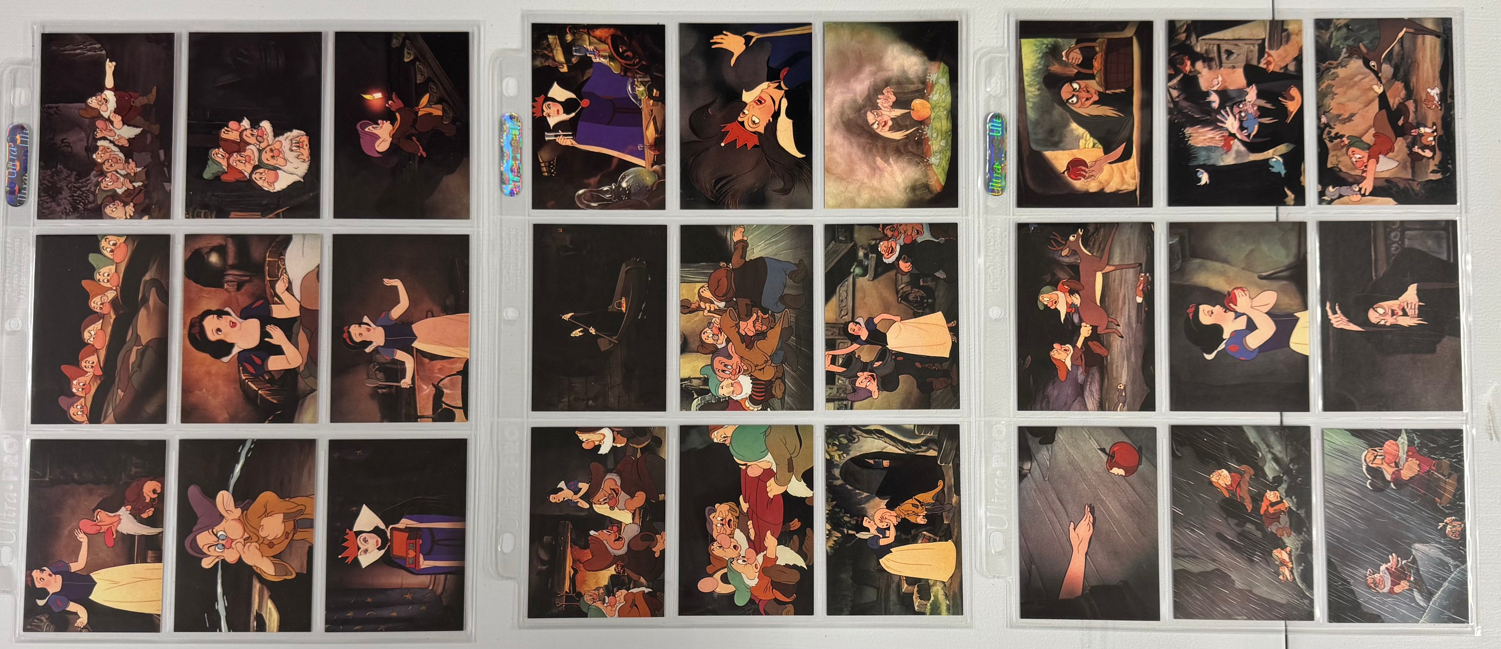 1993/94 SkyBox Disney Snow White Series 1-2 Complete Card Sets (180) NM