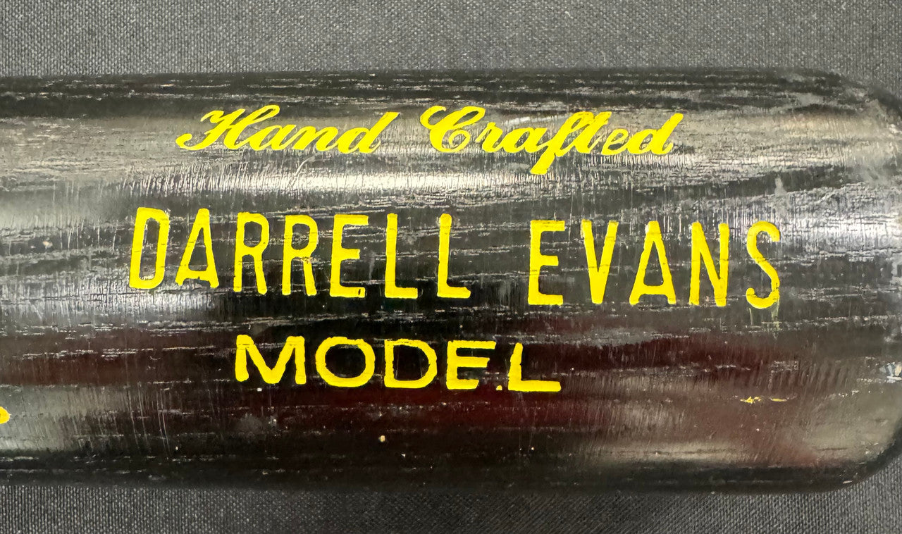 Darrell Evans Signed Autographed Inscribed Worth Thumper Baseball Bat JSA