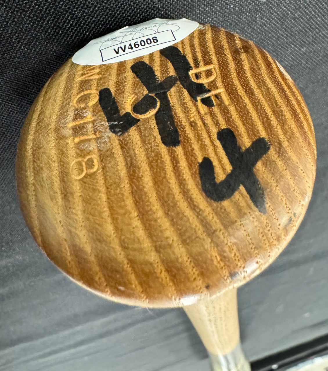Darrell Evans Signed Autographed Inscribed Worth Thumper Baseball Bat JSA