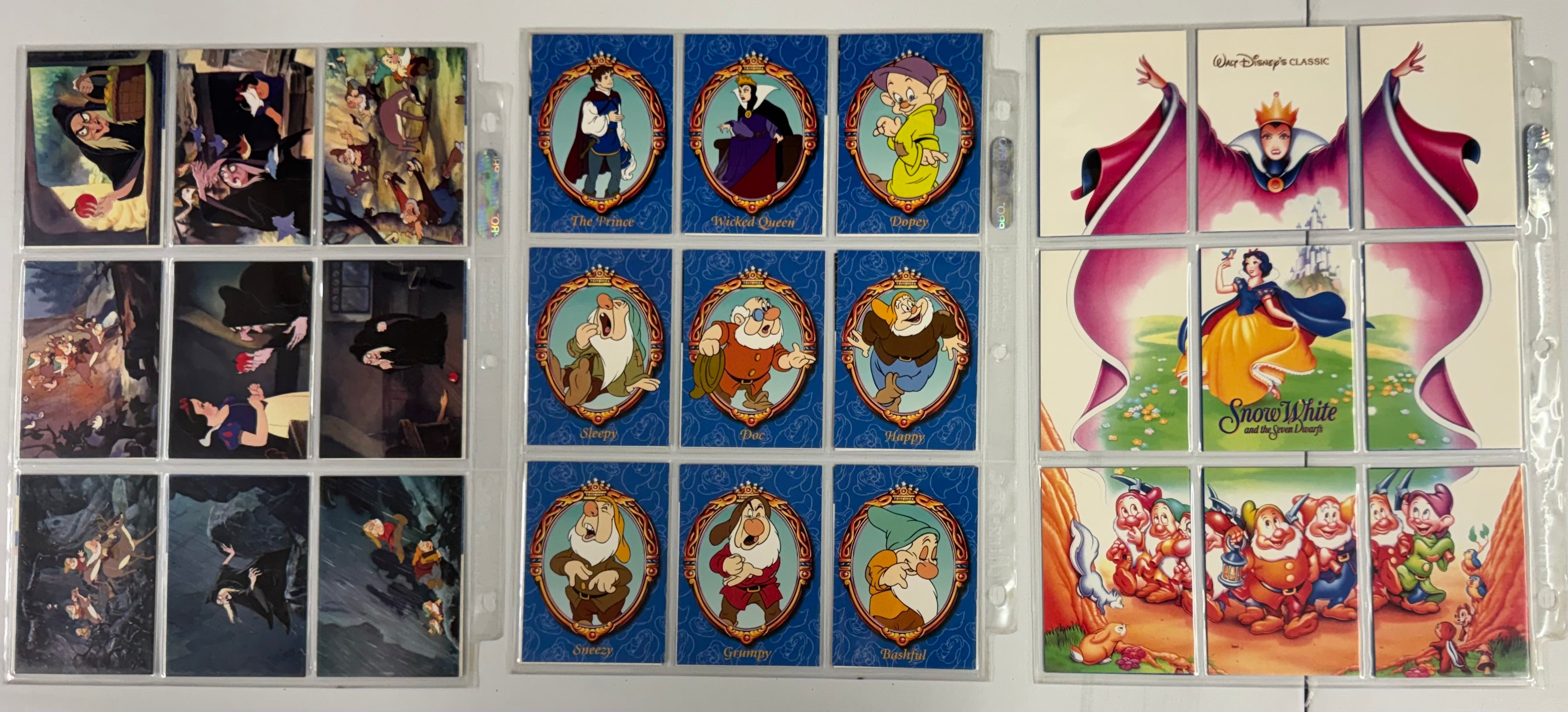 1993/94 SkyBox Disney Snow White Series 1-2 Complete Card Sets (180) NM