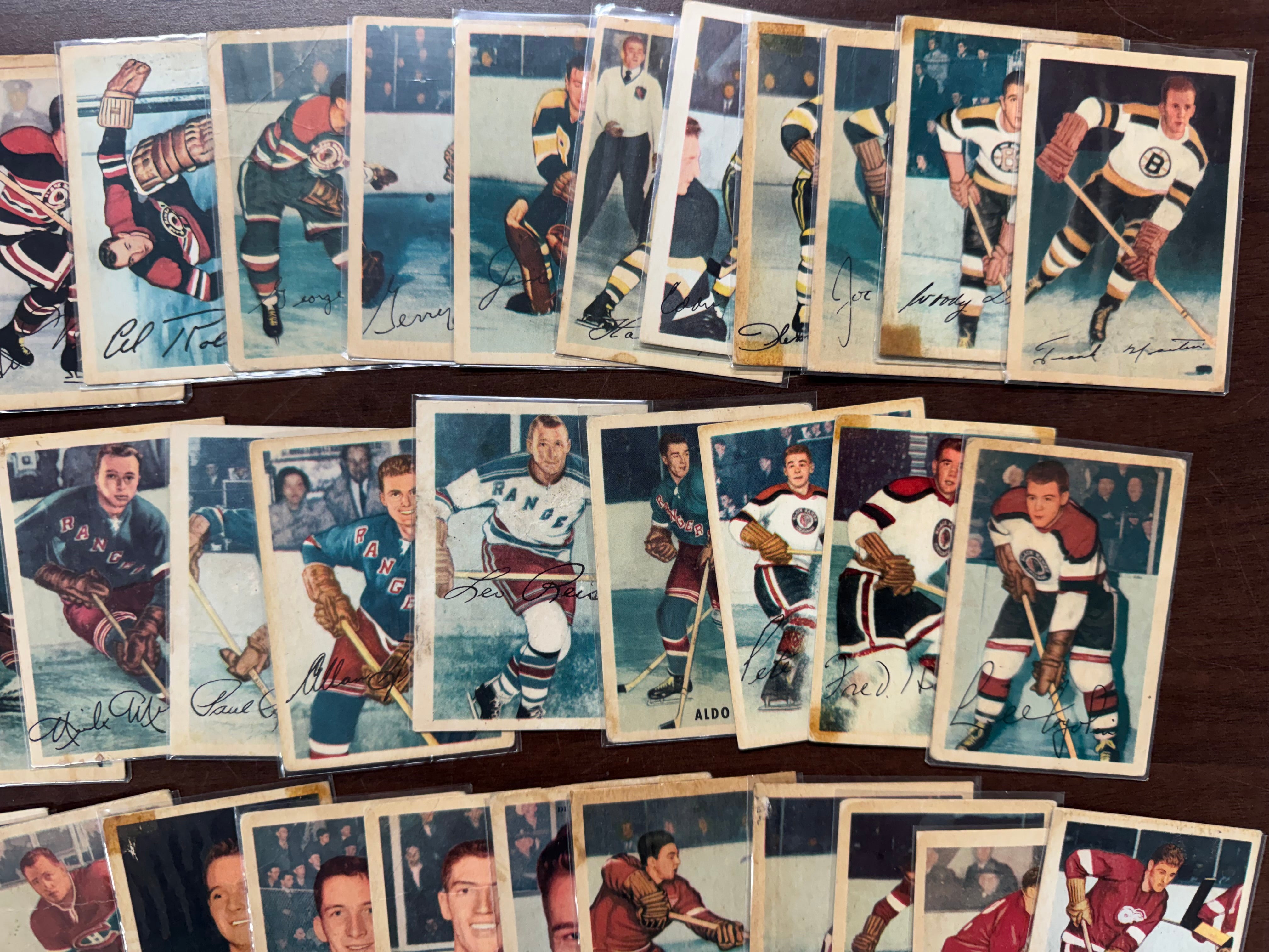 1953/54 Parkhurst Hockey Partial Set (53/103) Low Grade