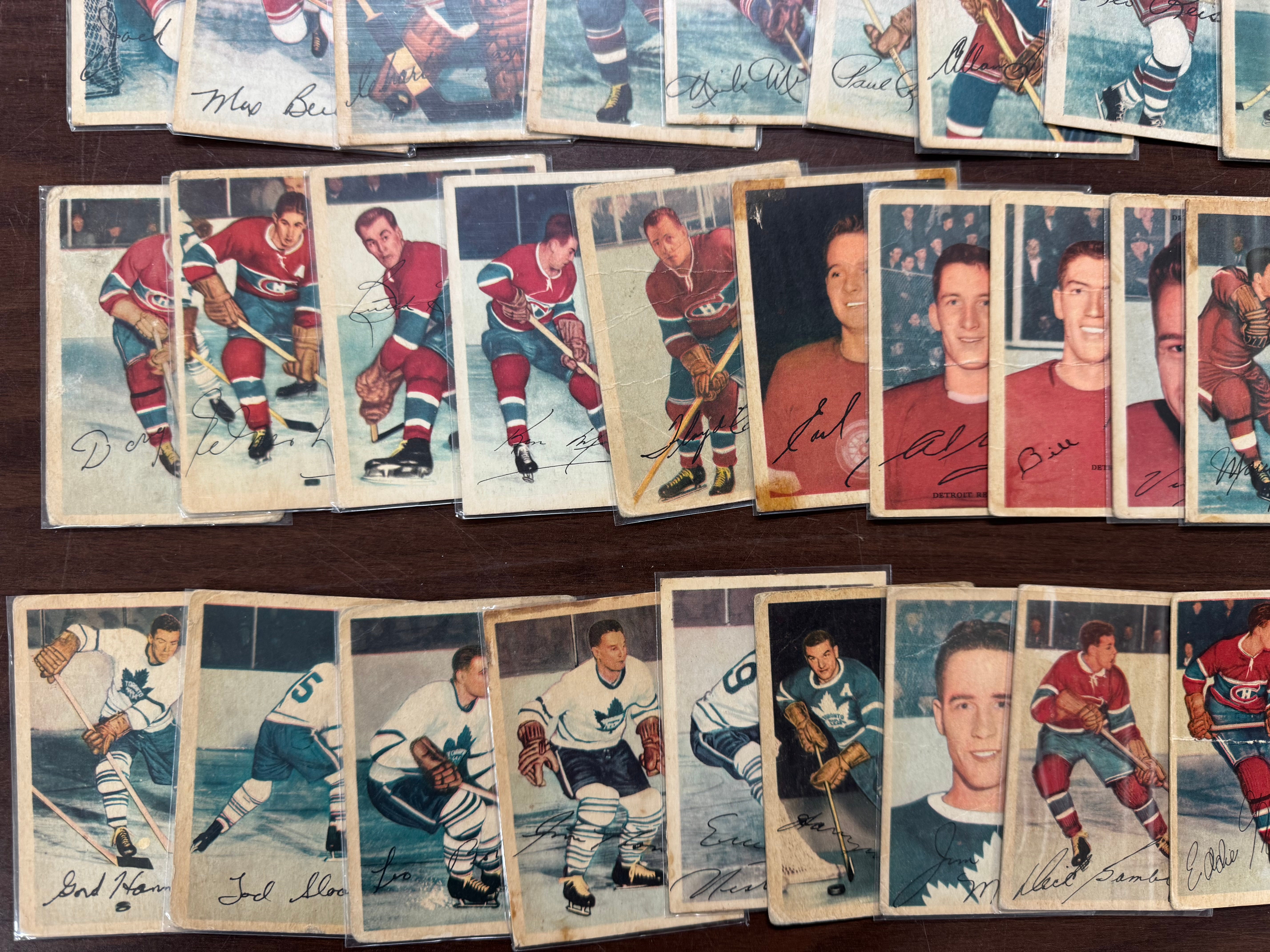 1953/54 Parkhurst Hockey Partial Set (53/103) Low Grade