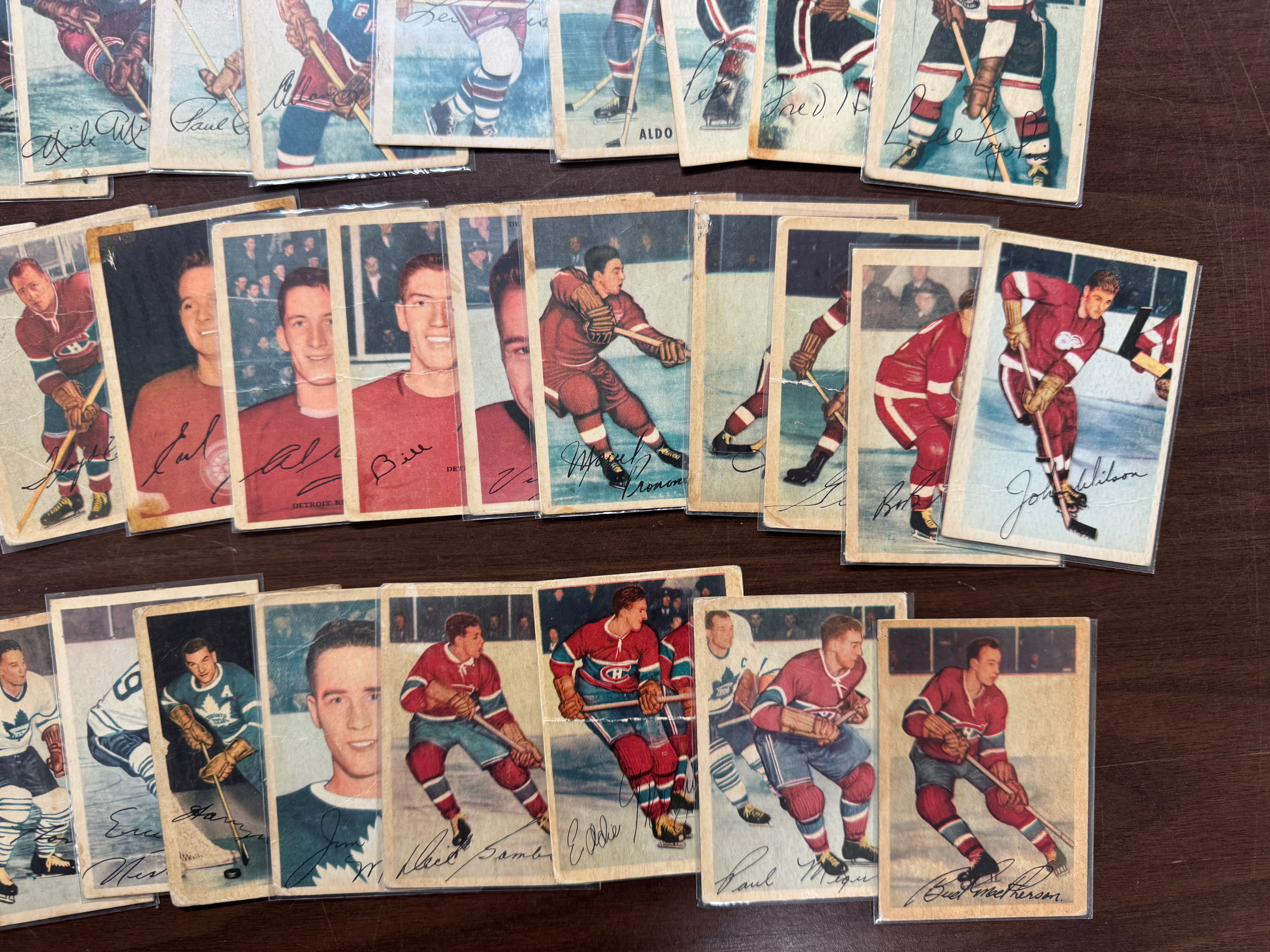 1953/54 Parkhurst Hockey Partial Set (53/103) Low Grade