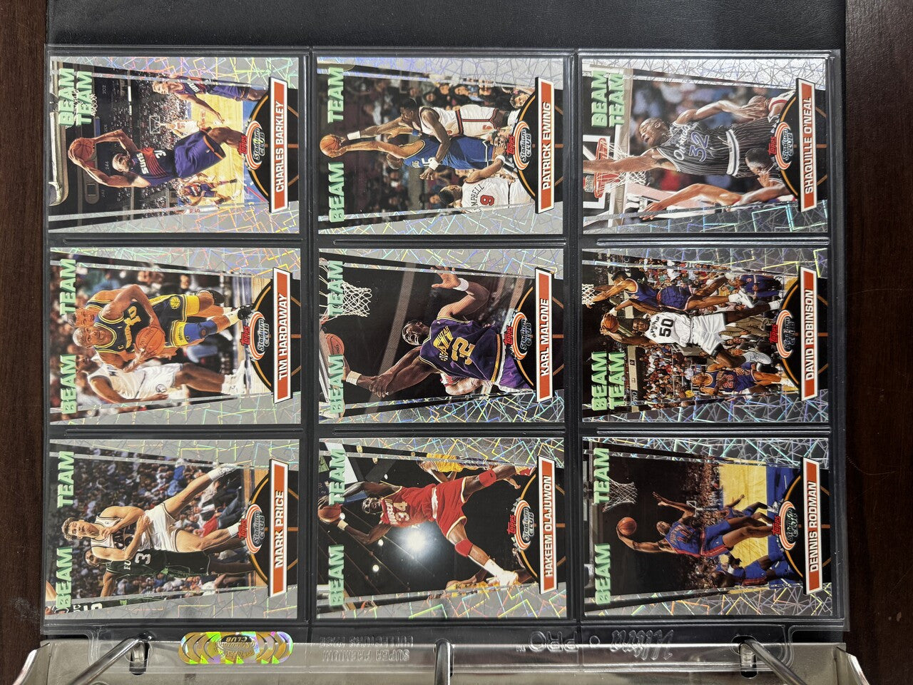 1992-93 Stadium Club Basketball Members Only Complete Set in Binder w/ Beam Team