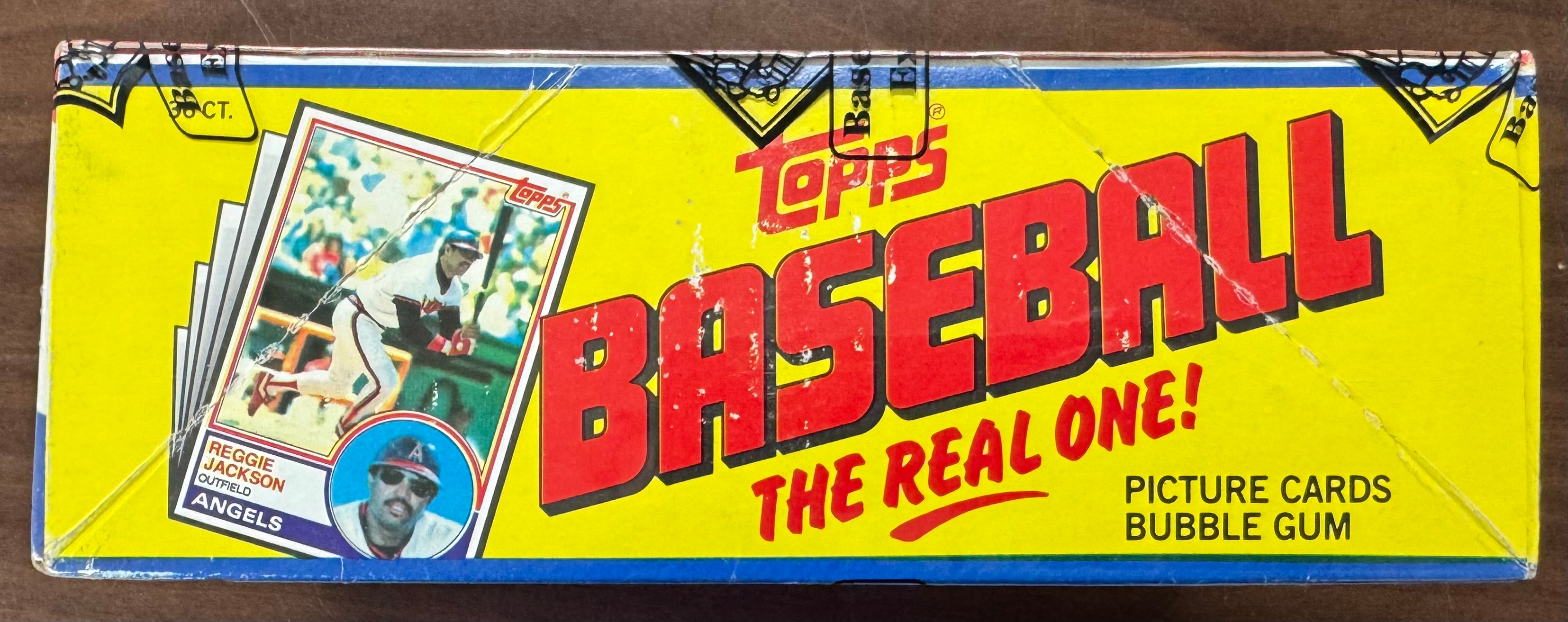 1983 Topps Baseball Michigan Test Wax Box BBCE Wrapped and Sealed