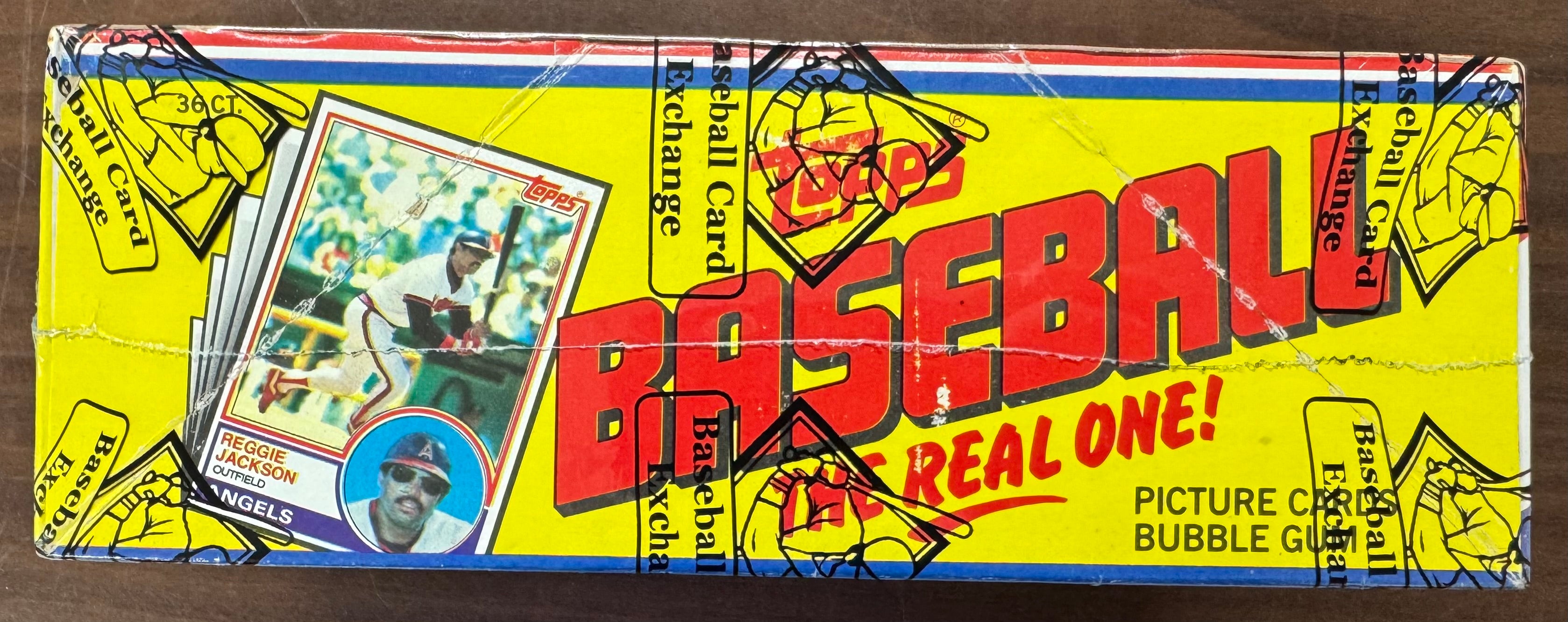 1983 Topps Baseball Michigan Test Wax Box BBCE Wrapped and Sealed