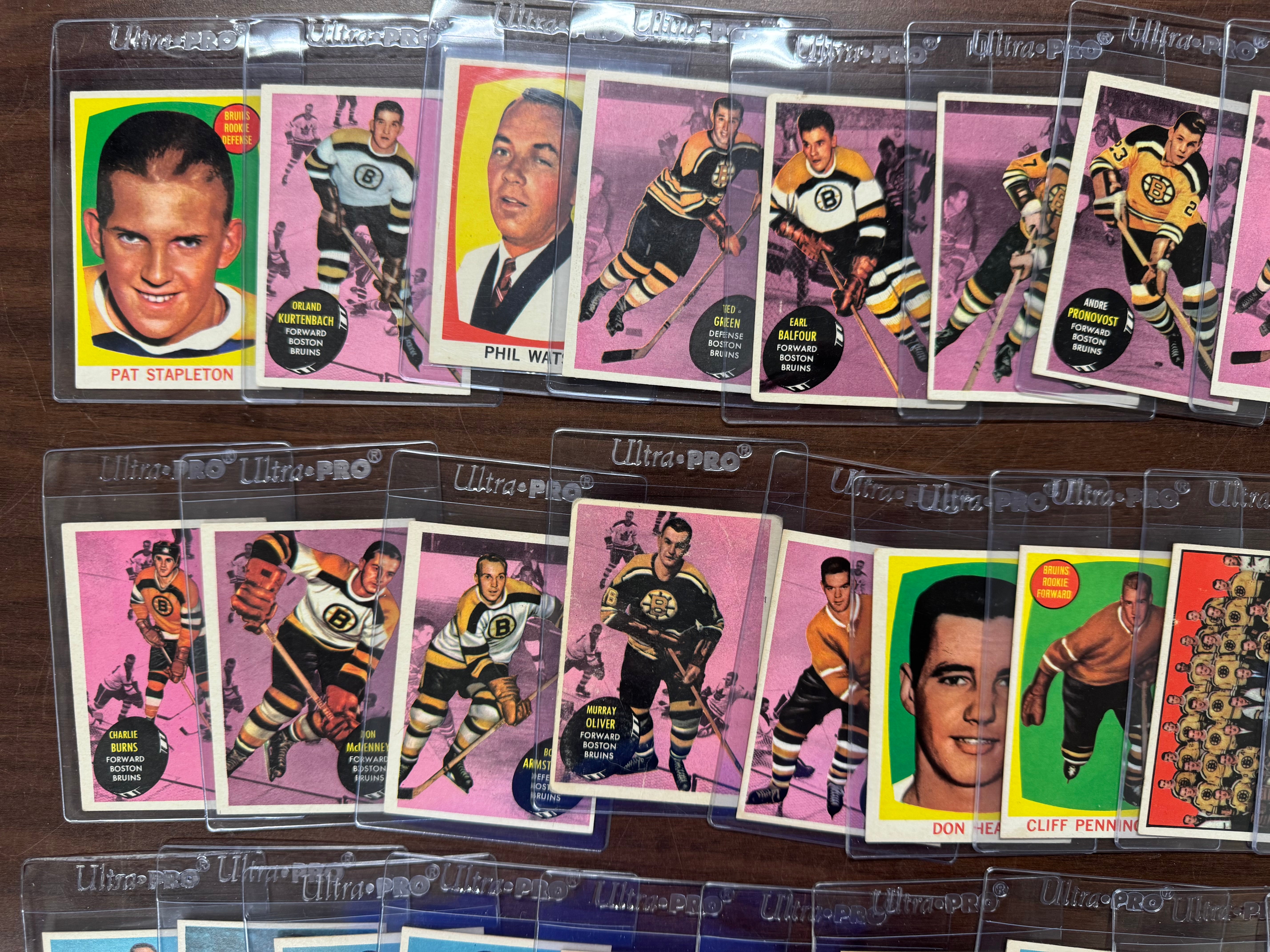 1961/62 Topps Hockey Complete Set (66/66) VG/EX-EX