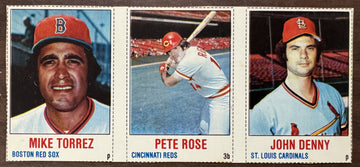 1978 Hostess Baseball Uncut Panel W/ Pete Rose