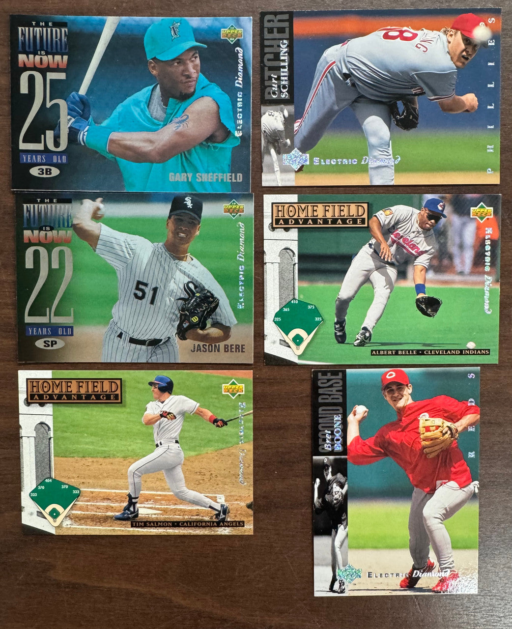 1994 Upper Deck Electric Diamond Baseball - Lot of 204 NM