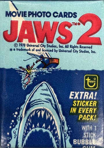 1978 Topps Jaws 2 Movie Photo Cards Wax Pack