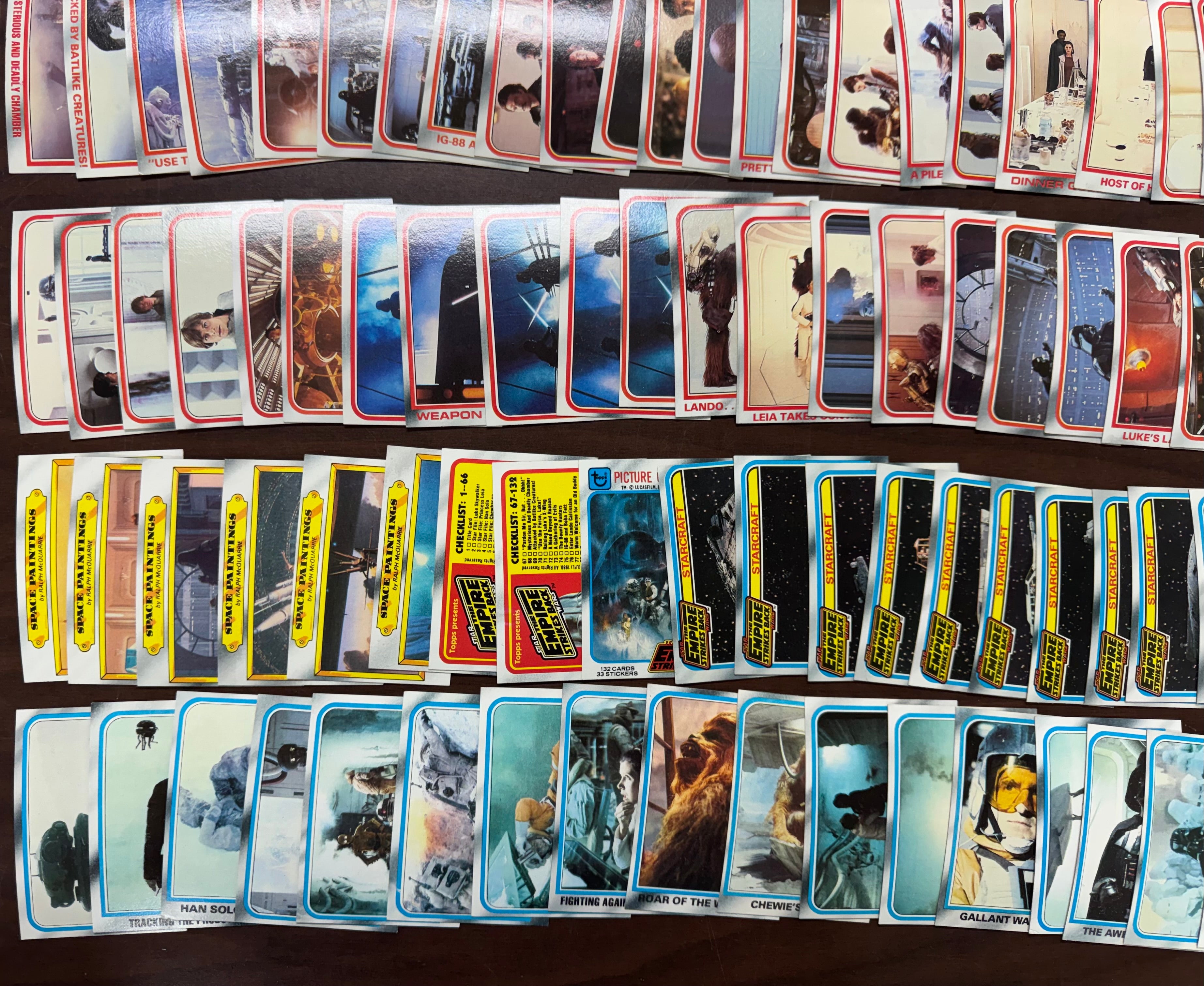 1980 Topps Empire Strikes Back Series 1-3 Complete Set (352/352) W/ Stickers