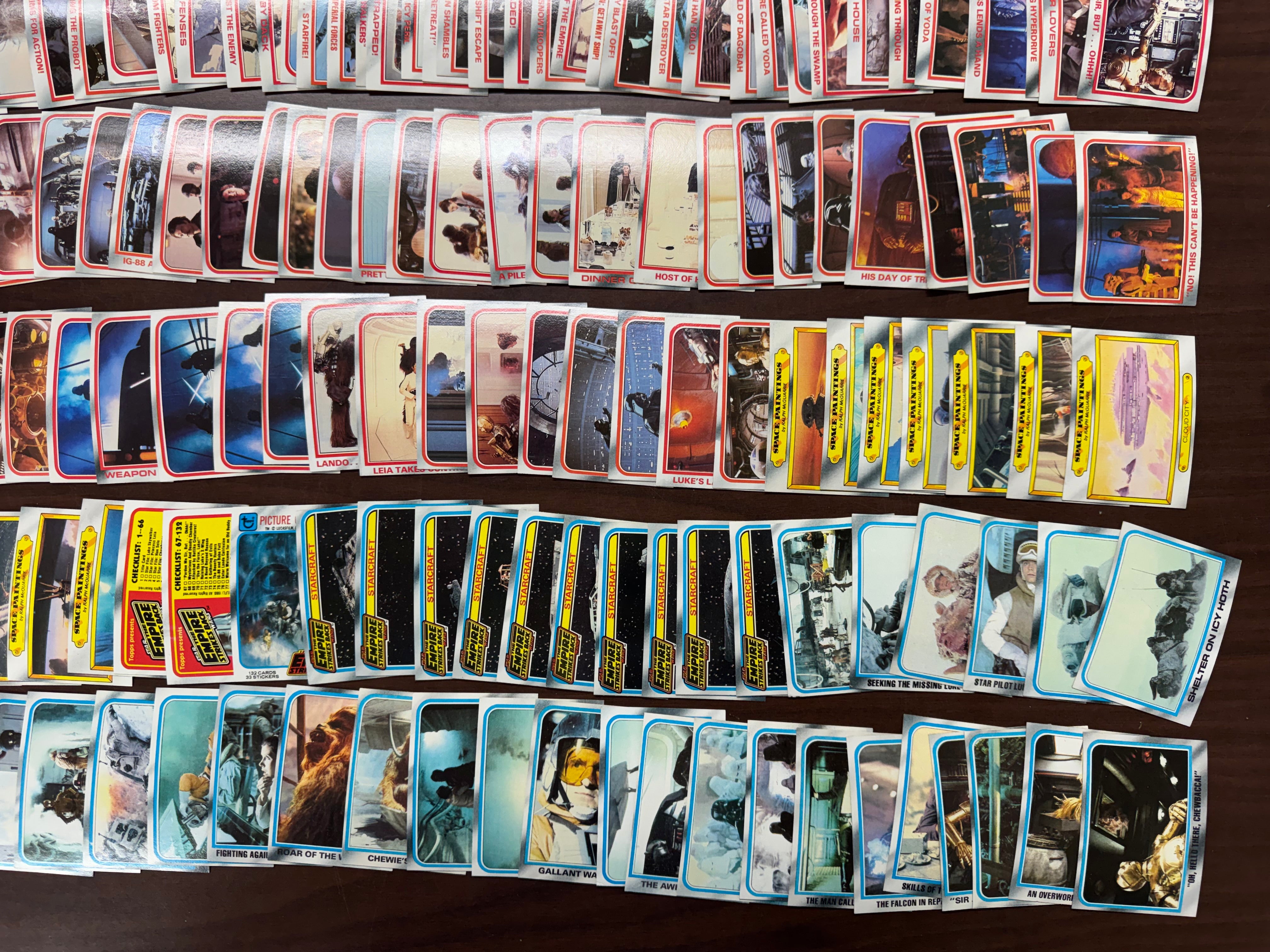 1980 Topps Empire Strikes Back Series 1-3 Complete Set (352/352) W/ Stickers