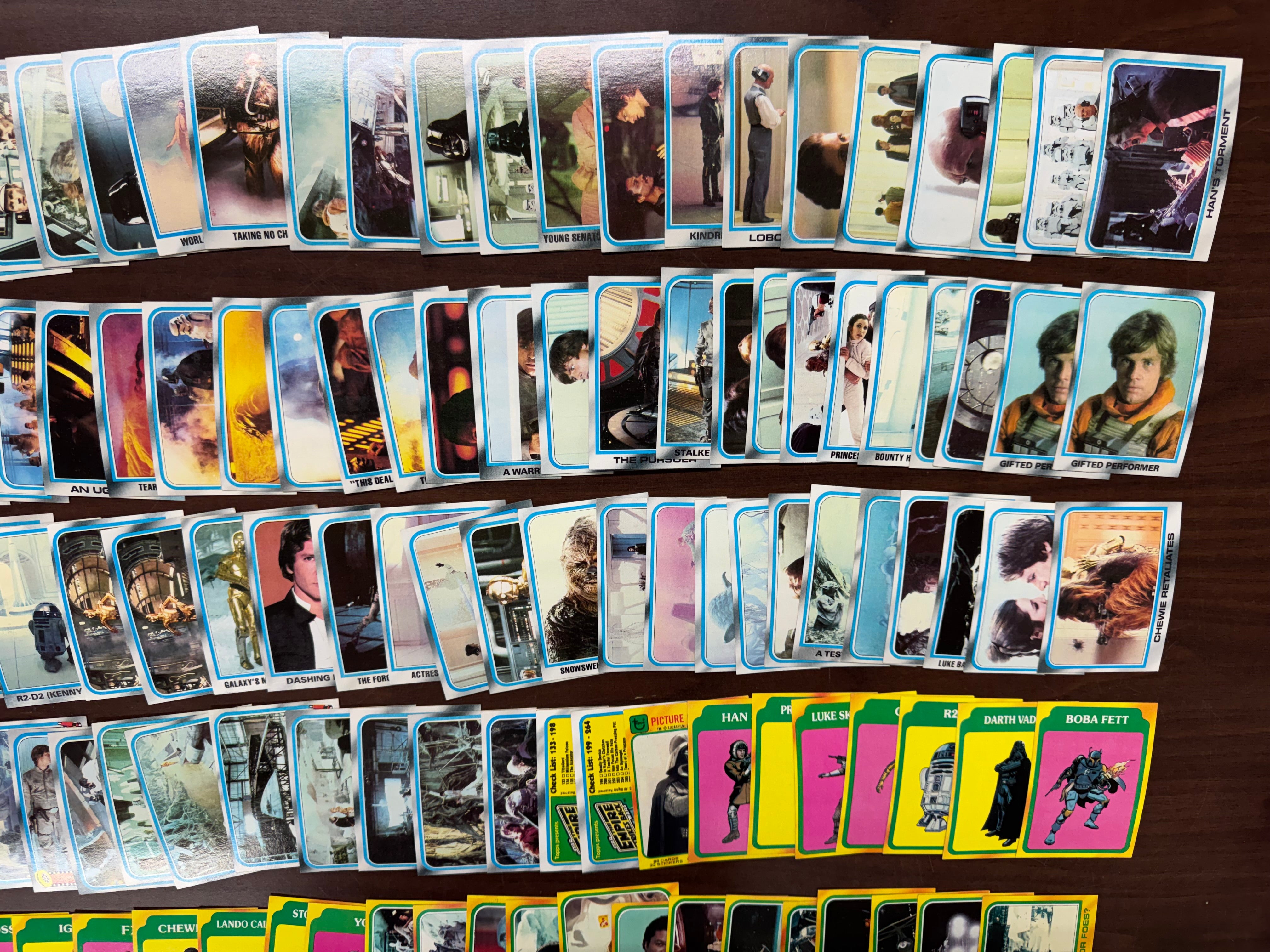 1980 Topps Empire Strikes Back Series 1-3 Complete Set (352/352) W/ Stickers