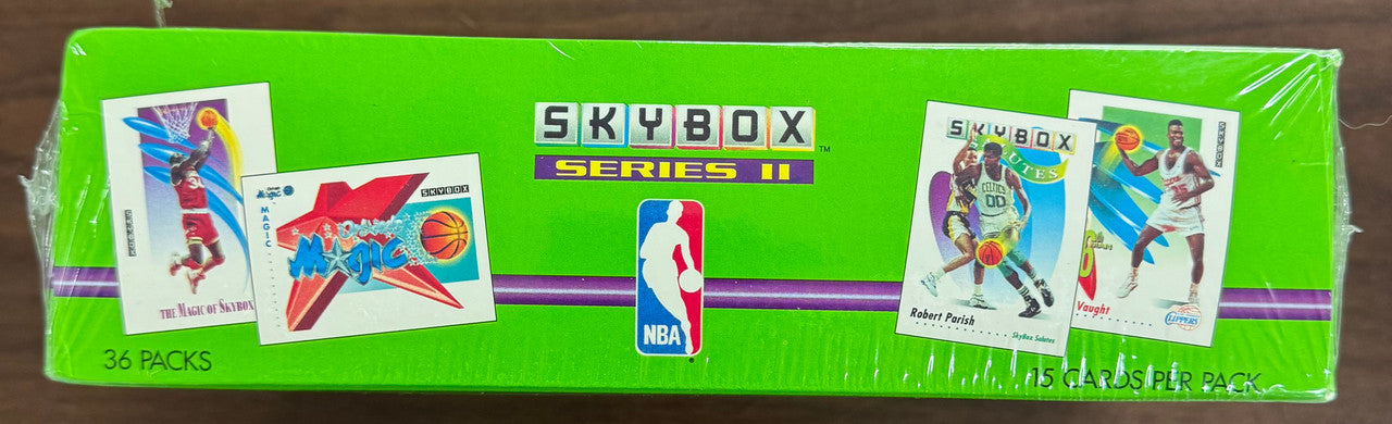 1991/92 SkyBox Basketball Series II Wax Box Factory Sealed