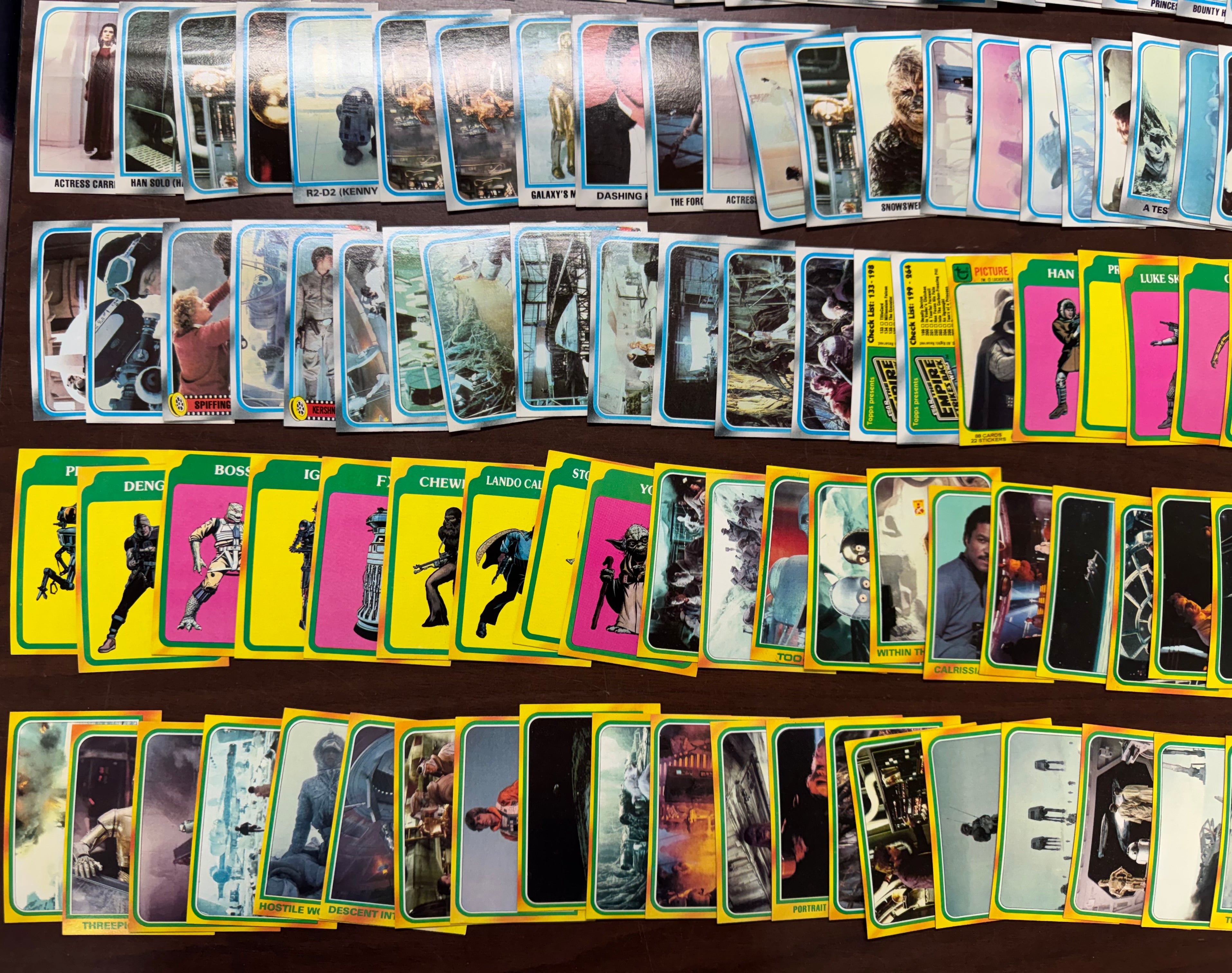 1980 Topps Empire Strikes Back Series 1-3 Complete Set (352/352) W/ Stickers