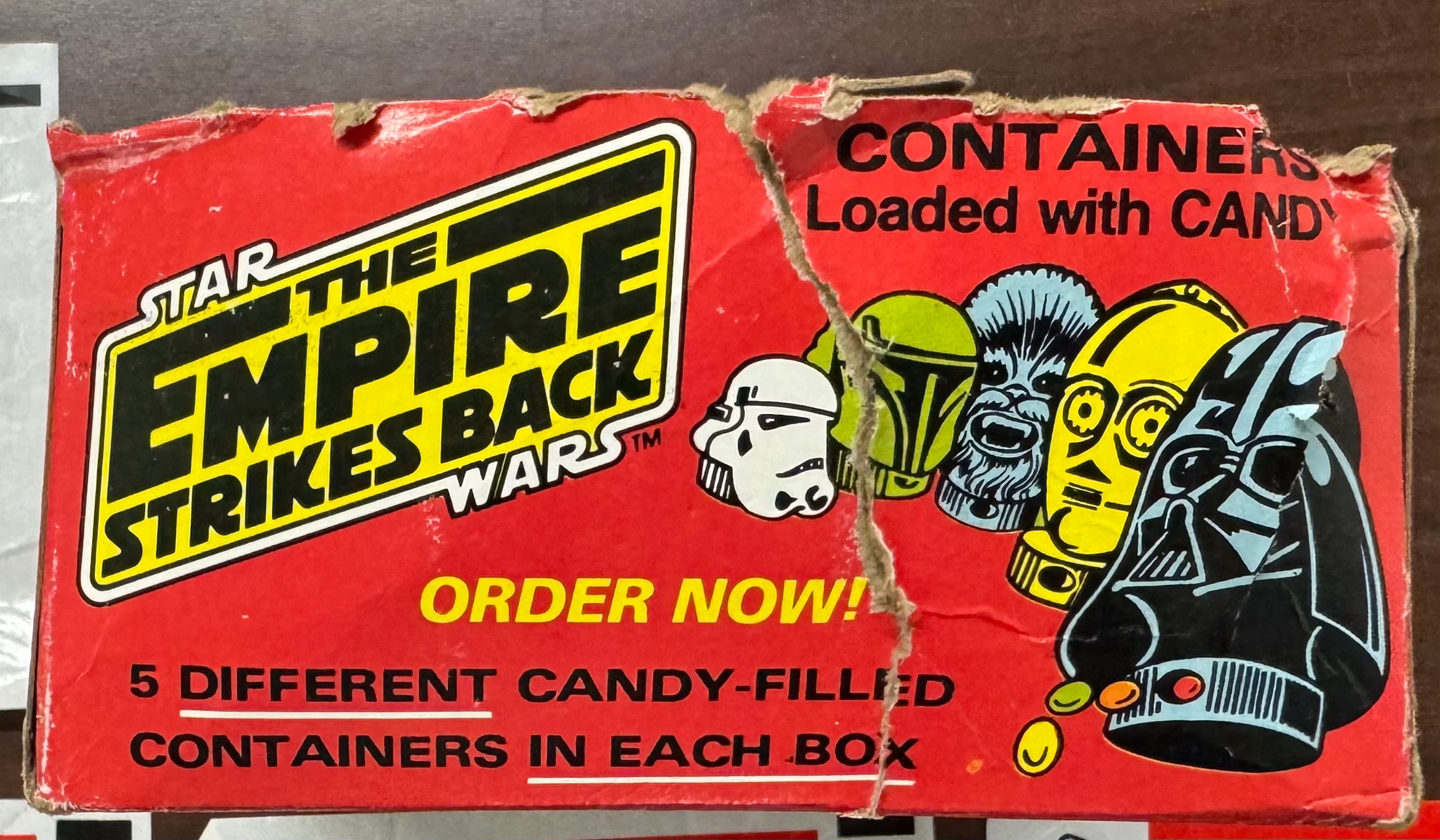 1980 Topps Star Wars Empire Strikes Back Series 1-3 Empty Box and Wrapper Lot
