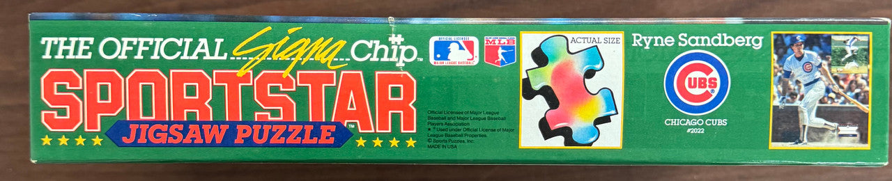 Ryne Sandberg Sportstar 250pc Jigsaw Puzzle Official Signa Chip Factory Sealed