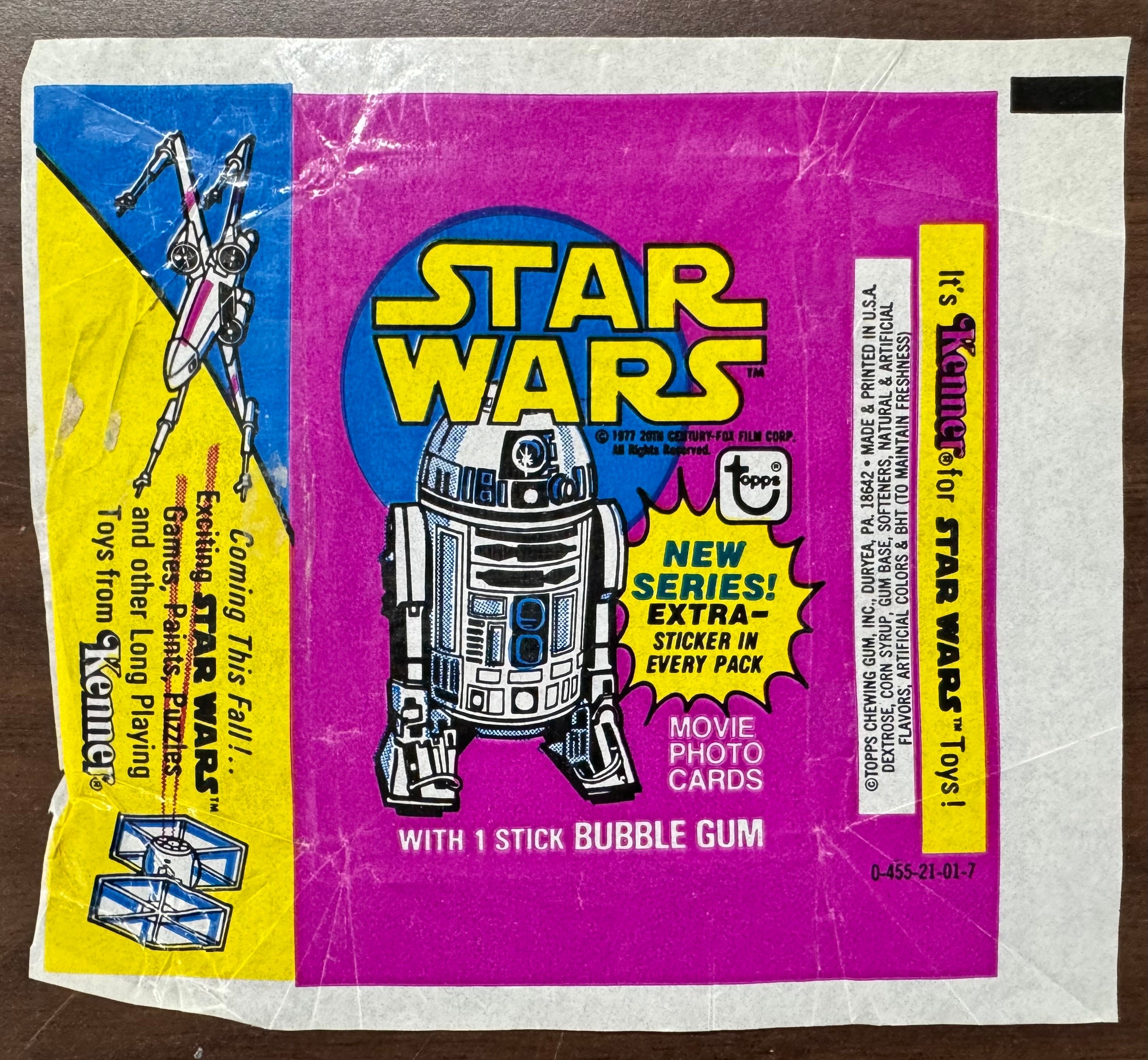 1978 Topps Star Wars Series 3-5 Wax Pack Wrapper Lot