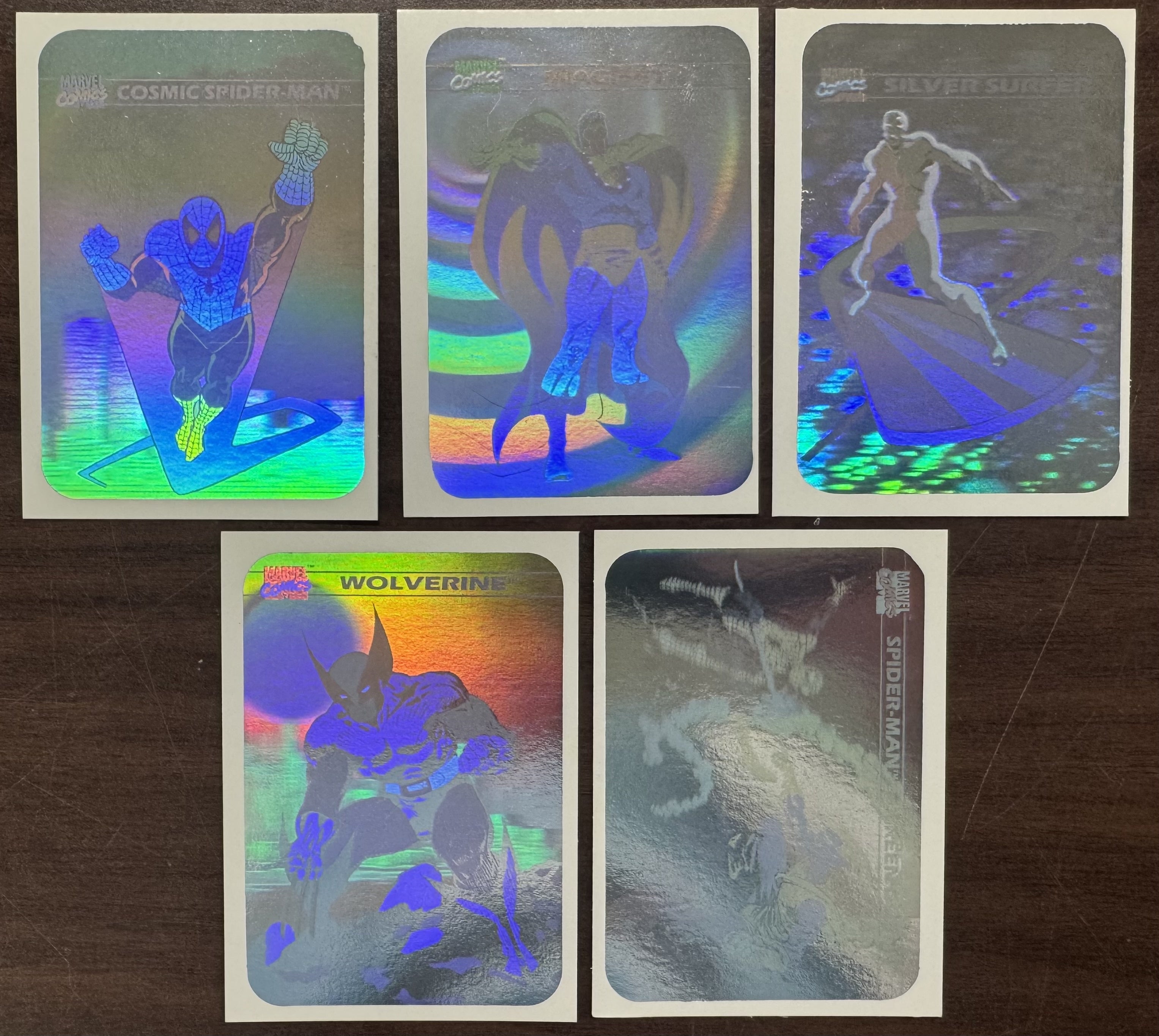 1990 Impel Marvel Universe Series 1 Complete Set (162/162) W/ Holograms (5/5) NM